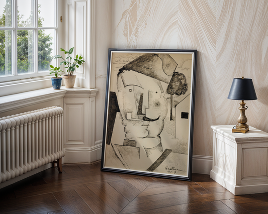 Roger de La Fresnaye - L'officier au bonnet de police (1917)