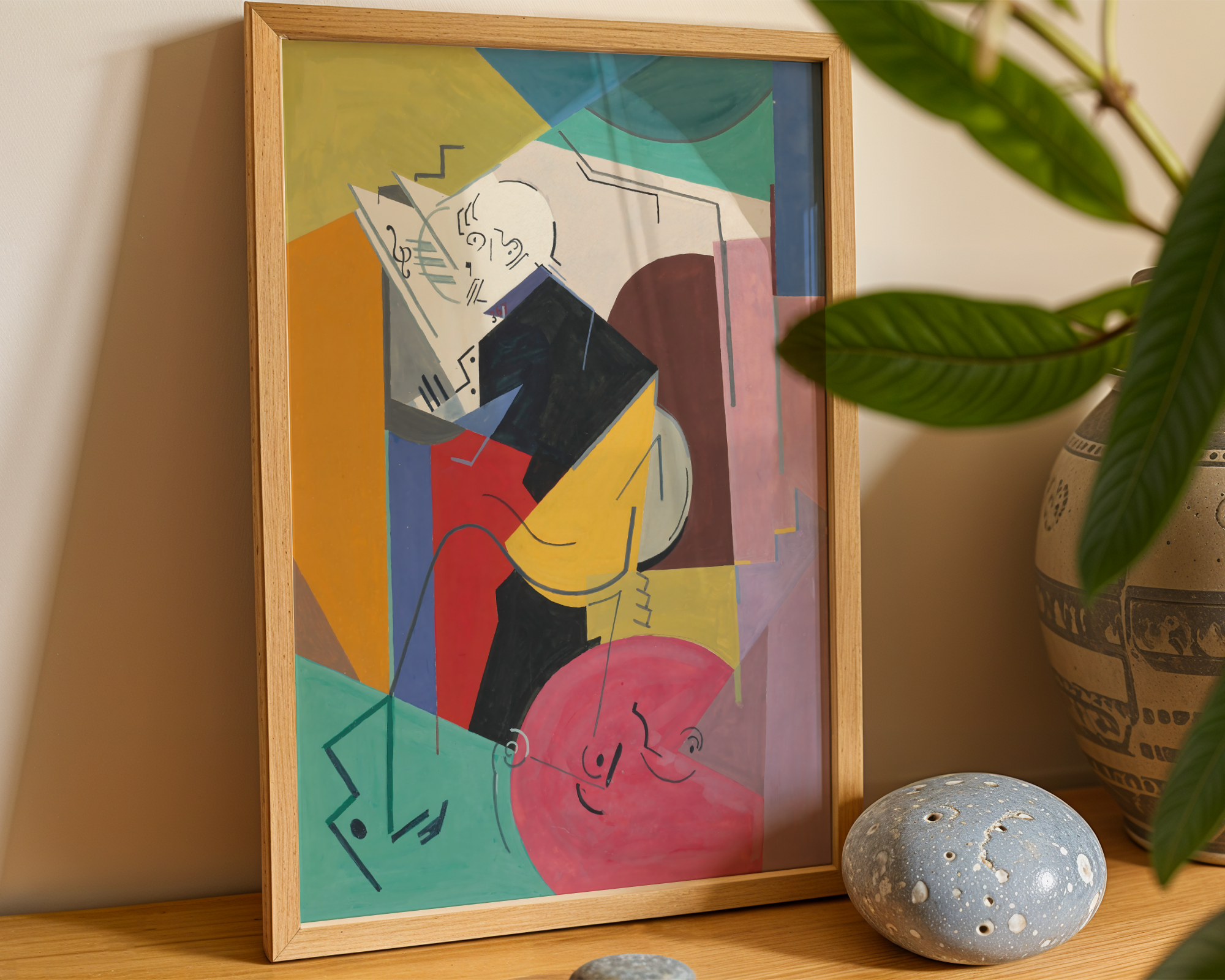 Albert Gleizes - Étude pour le portrait de Florent Schmitt (1914)
