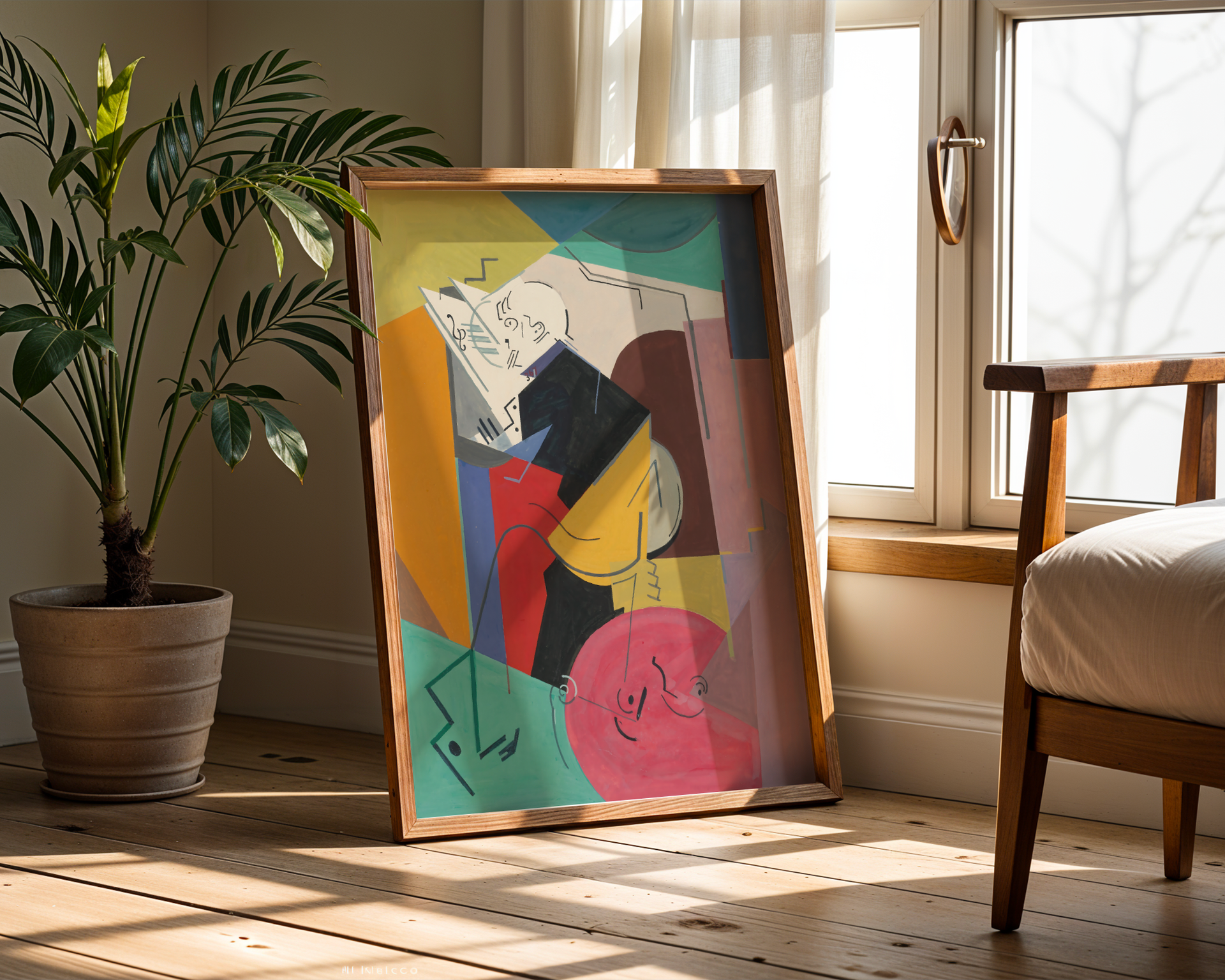 Albert Gleizes - Étude pour le portrait de Florent Schmitt (1914)