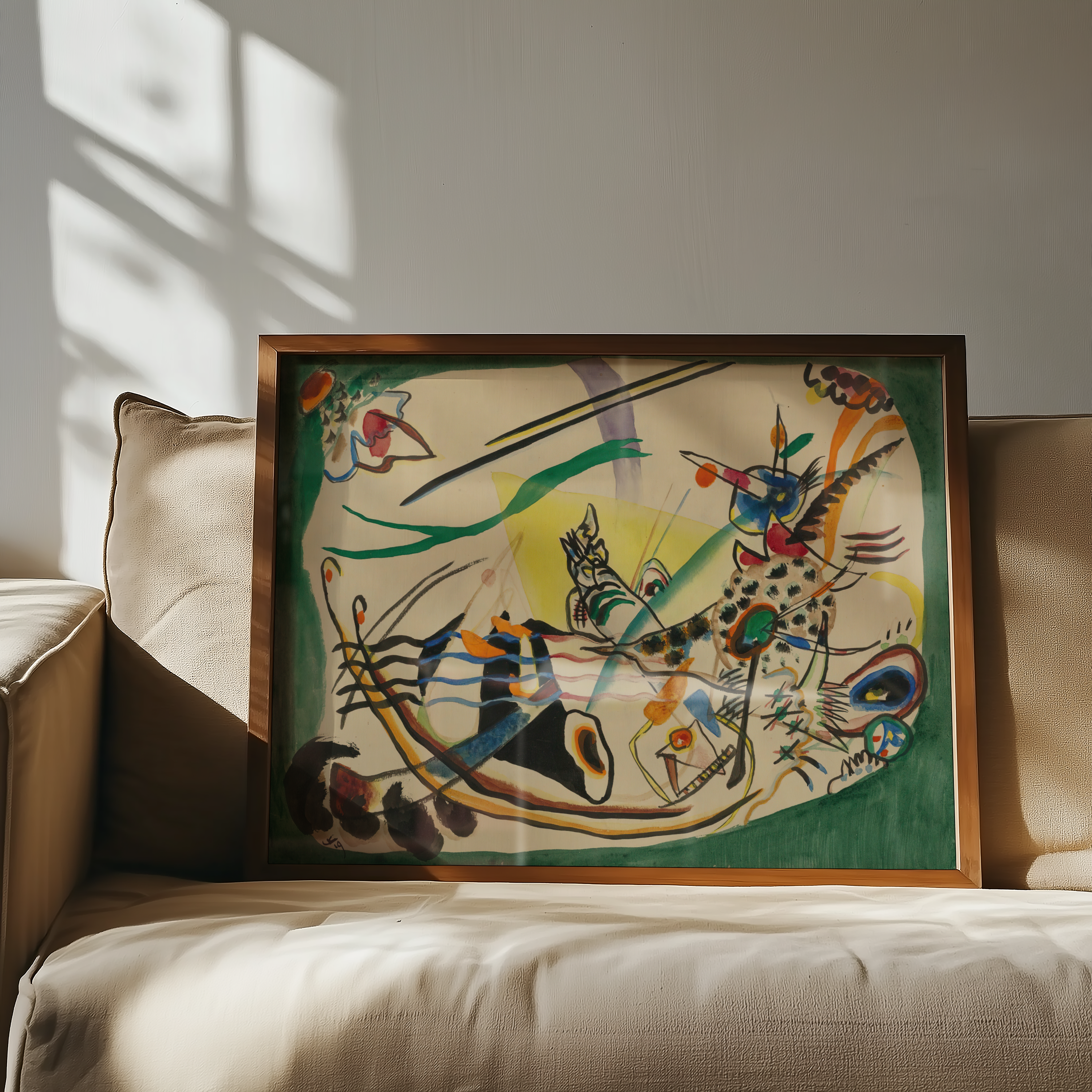 Wassily Kandinsky - Study for Green Border (1919)