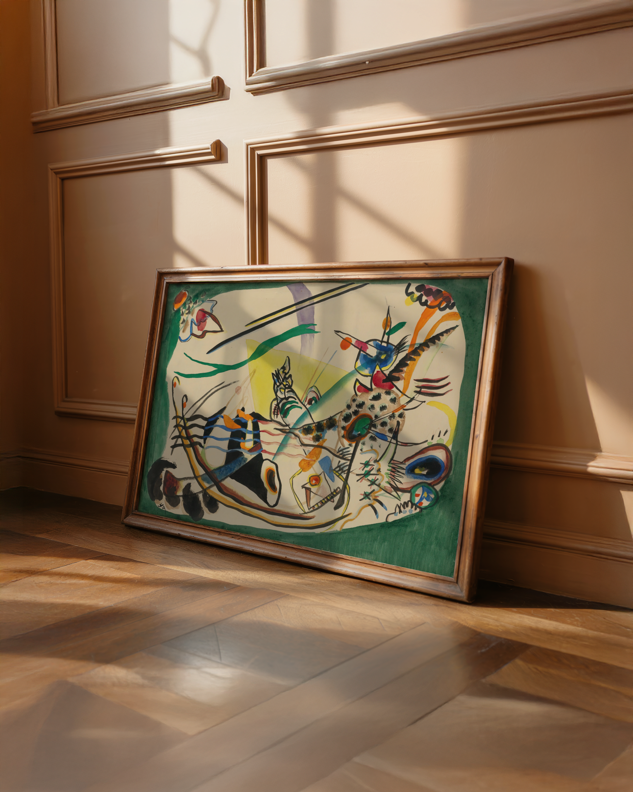 Wassily Kandinsky - Study for Green Border (1919)