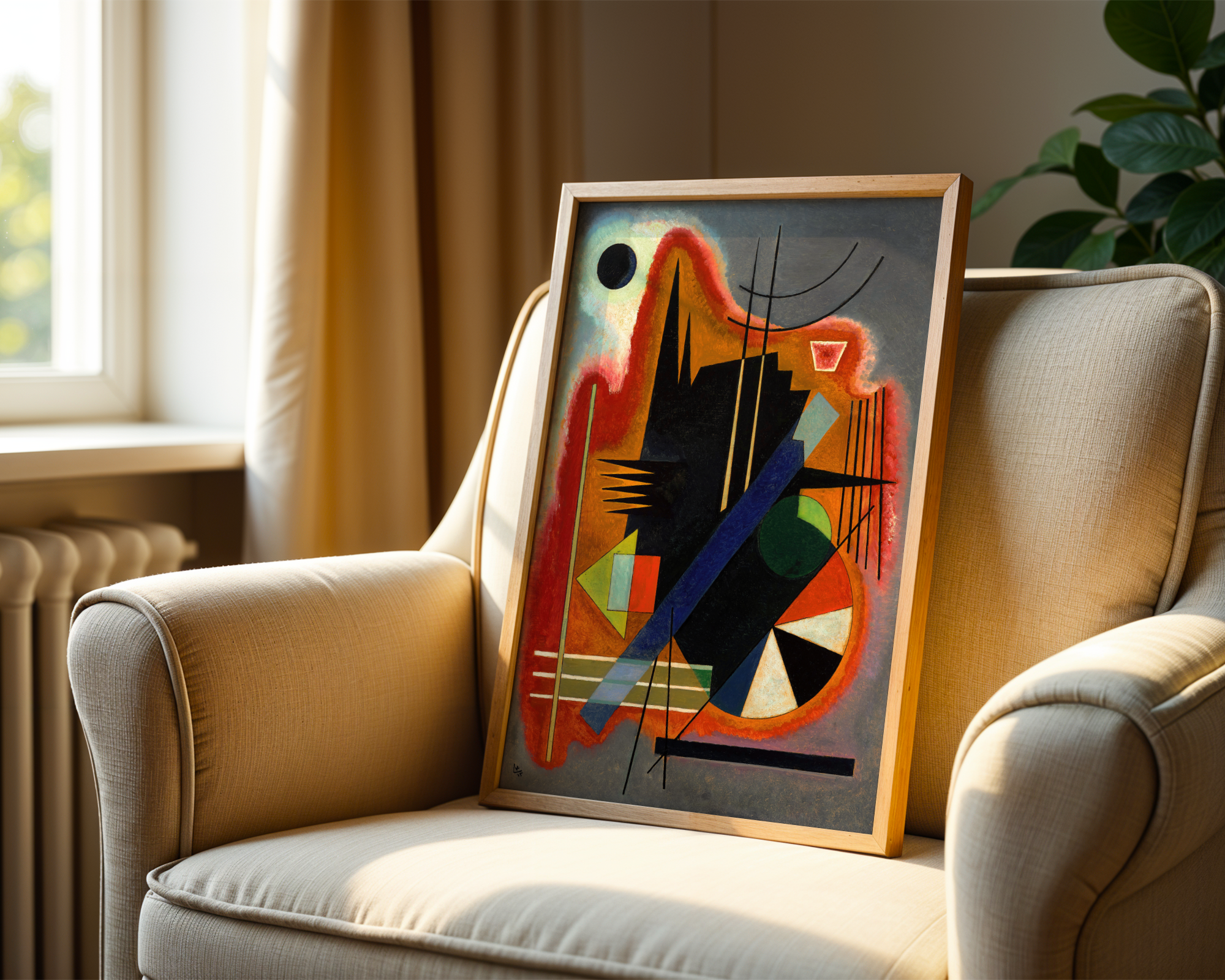 Wassily Kandinsky - Einige Spitzen (Noen spisser)