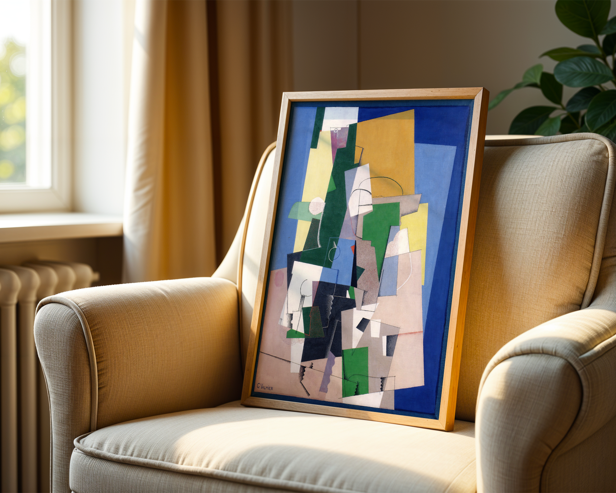 Georges Valmier - Cubist Composition