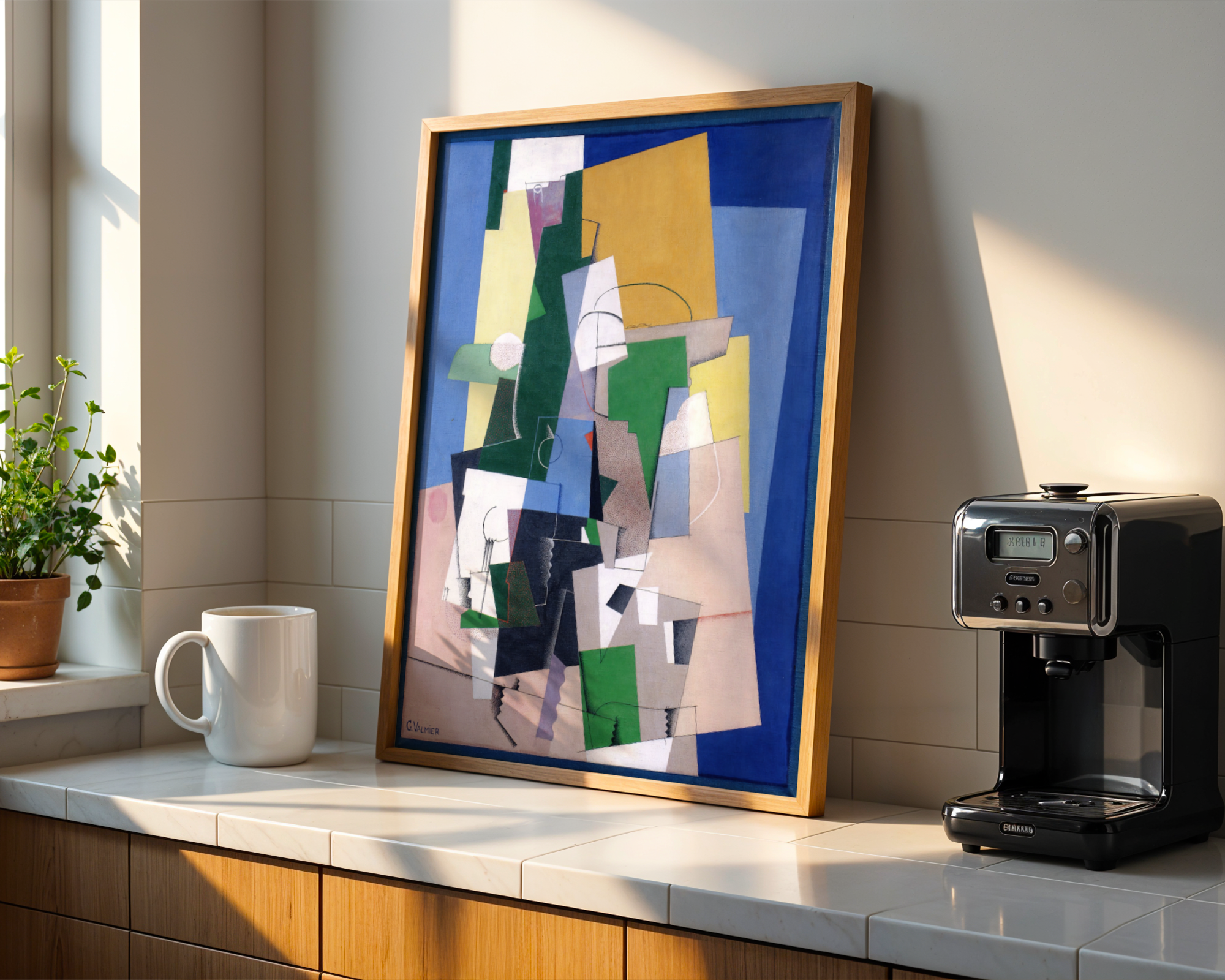Georges Valmier - Cubist Composition