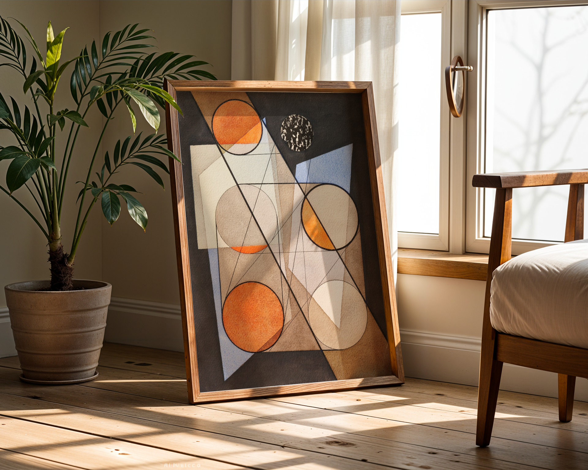 László Moholy-Nagy - Composition with Symmetrical Circles