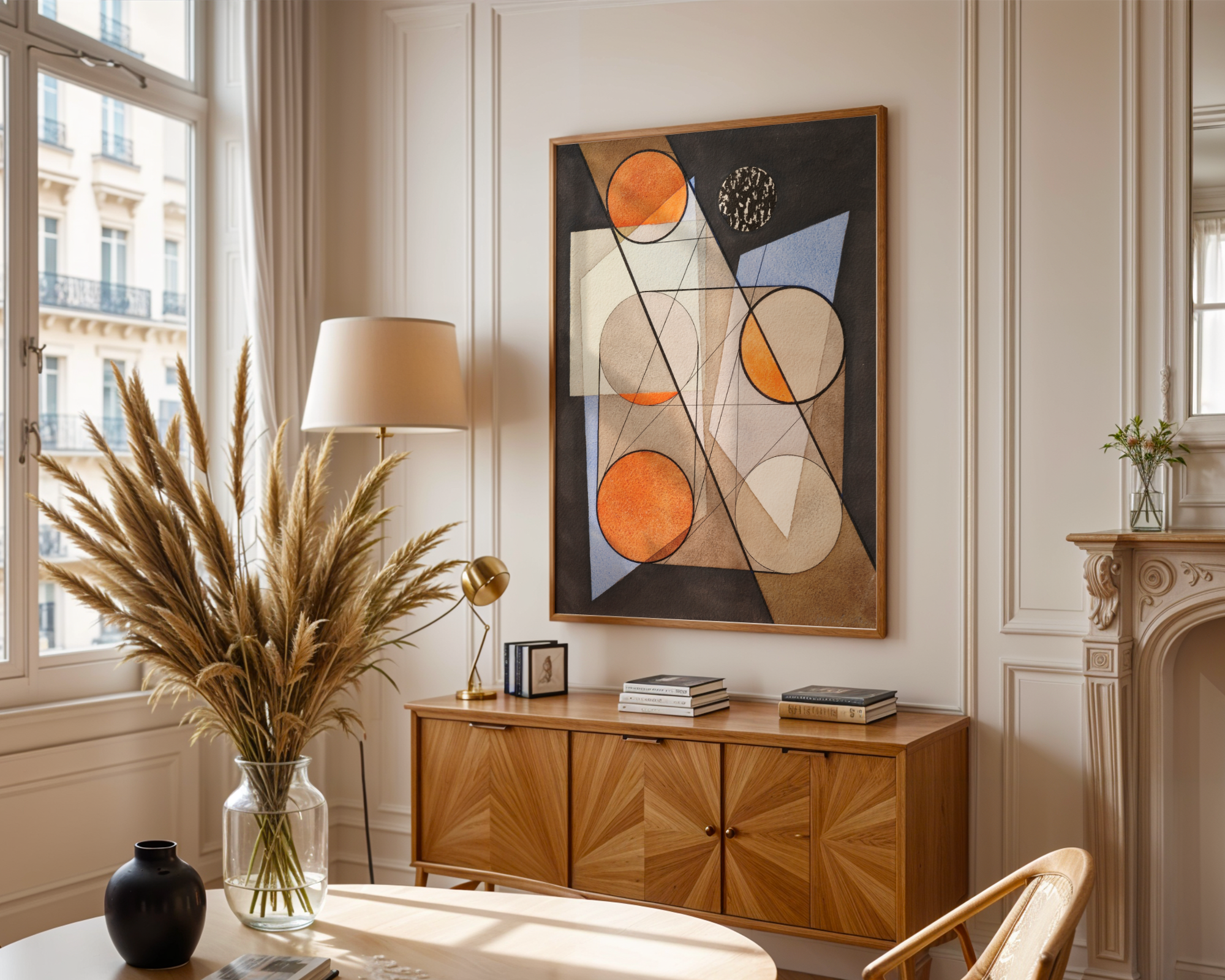 László Moholy-Nagy - Composition with Symmetrical Circles