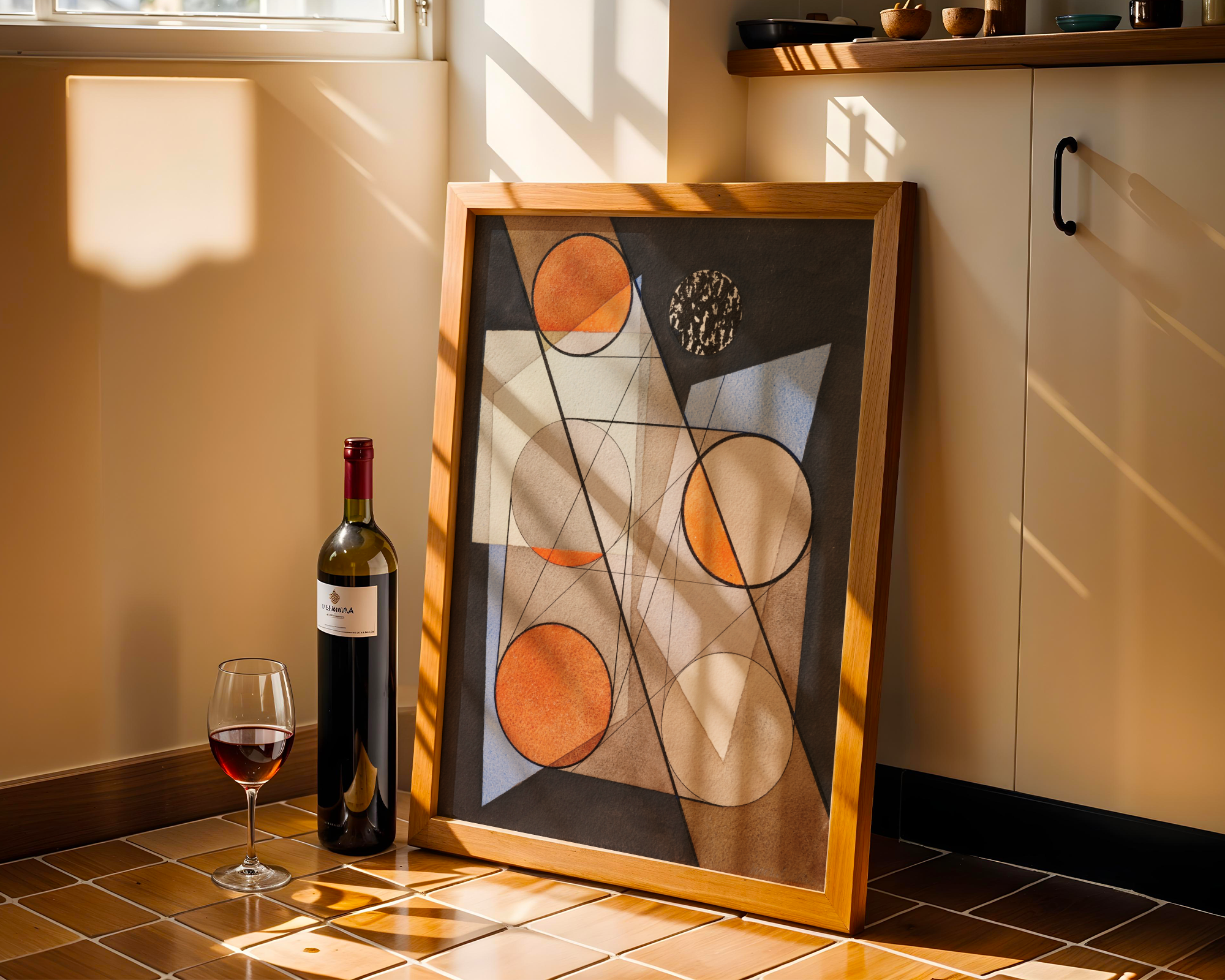 László Moholy-Nagy - Composition with Symmetrical Circles