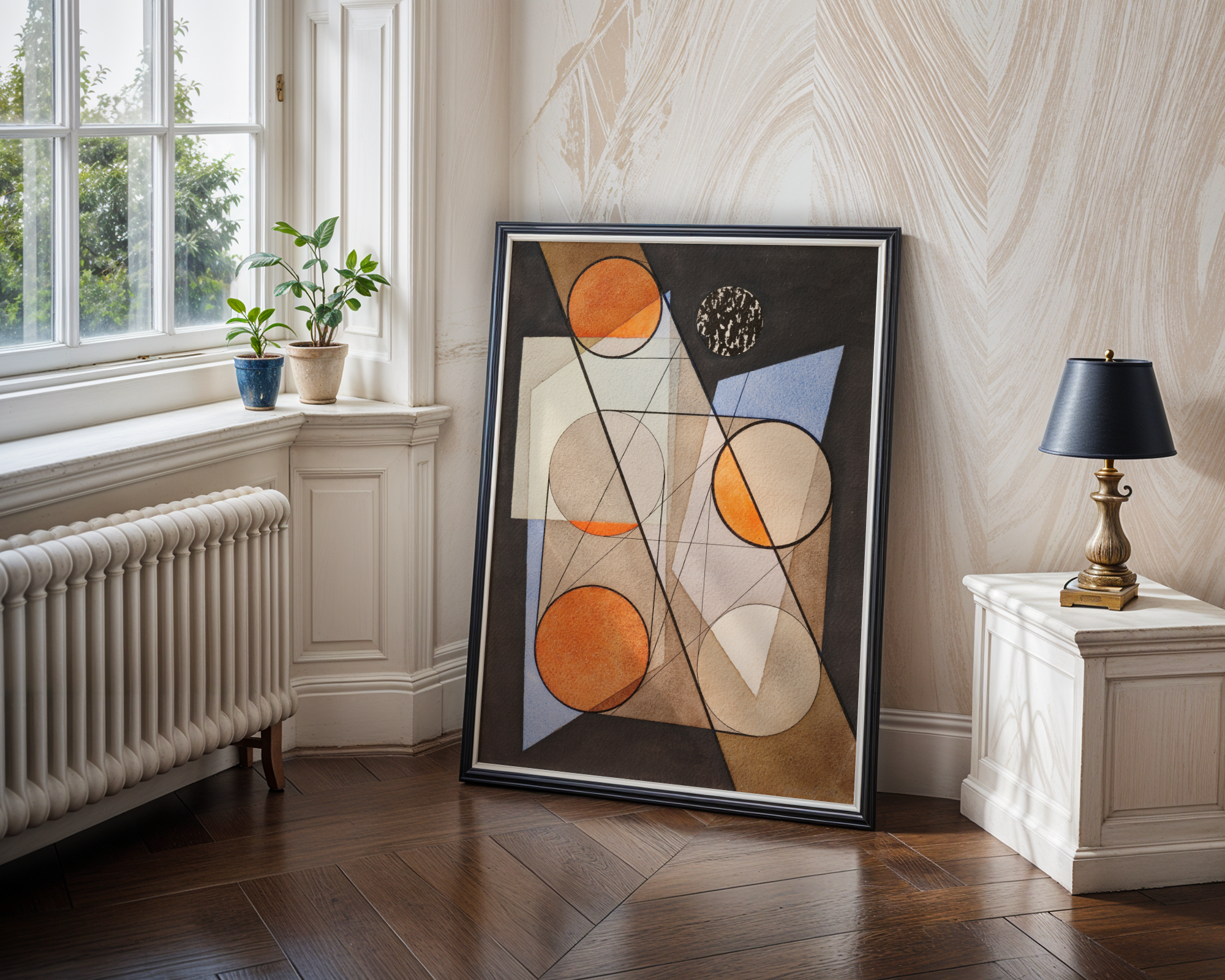László Moholy-Nagy - Composition with Symmetrical Circles