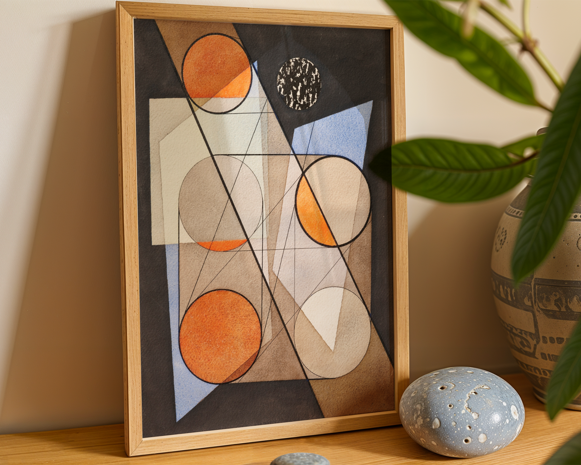 László Moholy-Nagy - Composition with Symmetrical Circles
