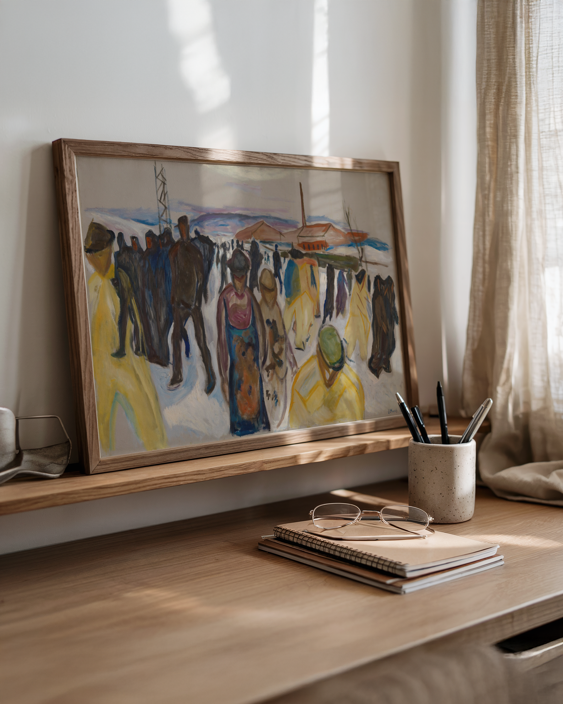 Edvard Munch - Arbeidere på hjemvei