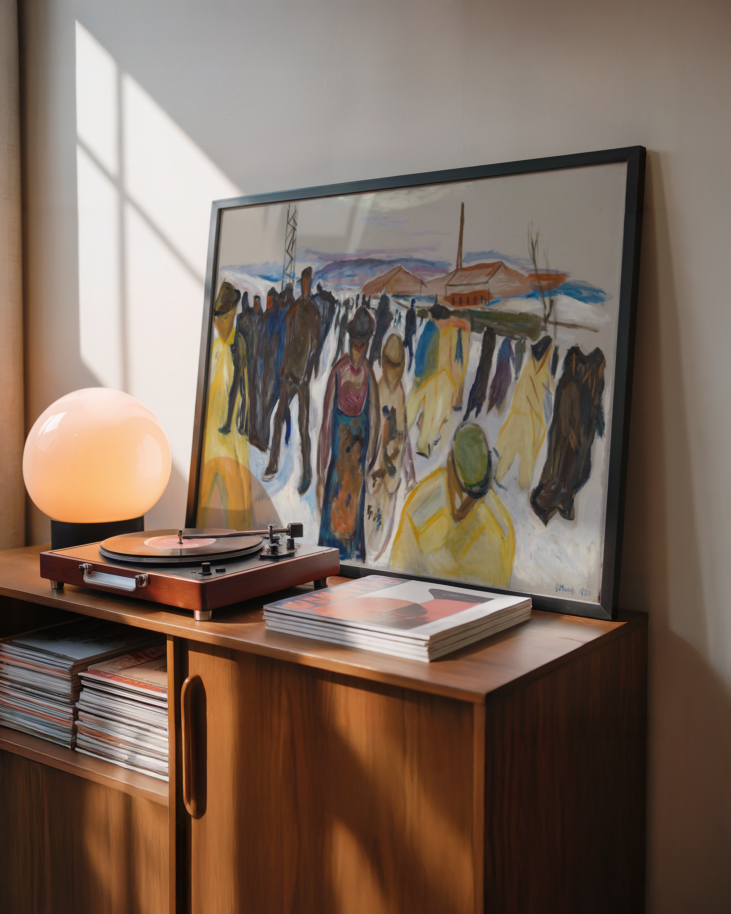 Edvard Munch - Arbeidere på hjemvei