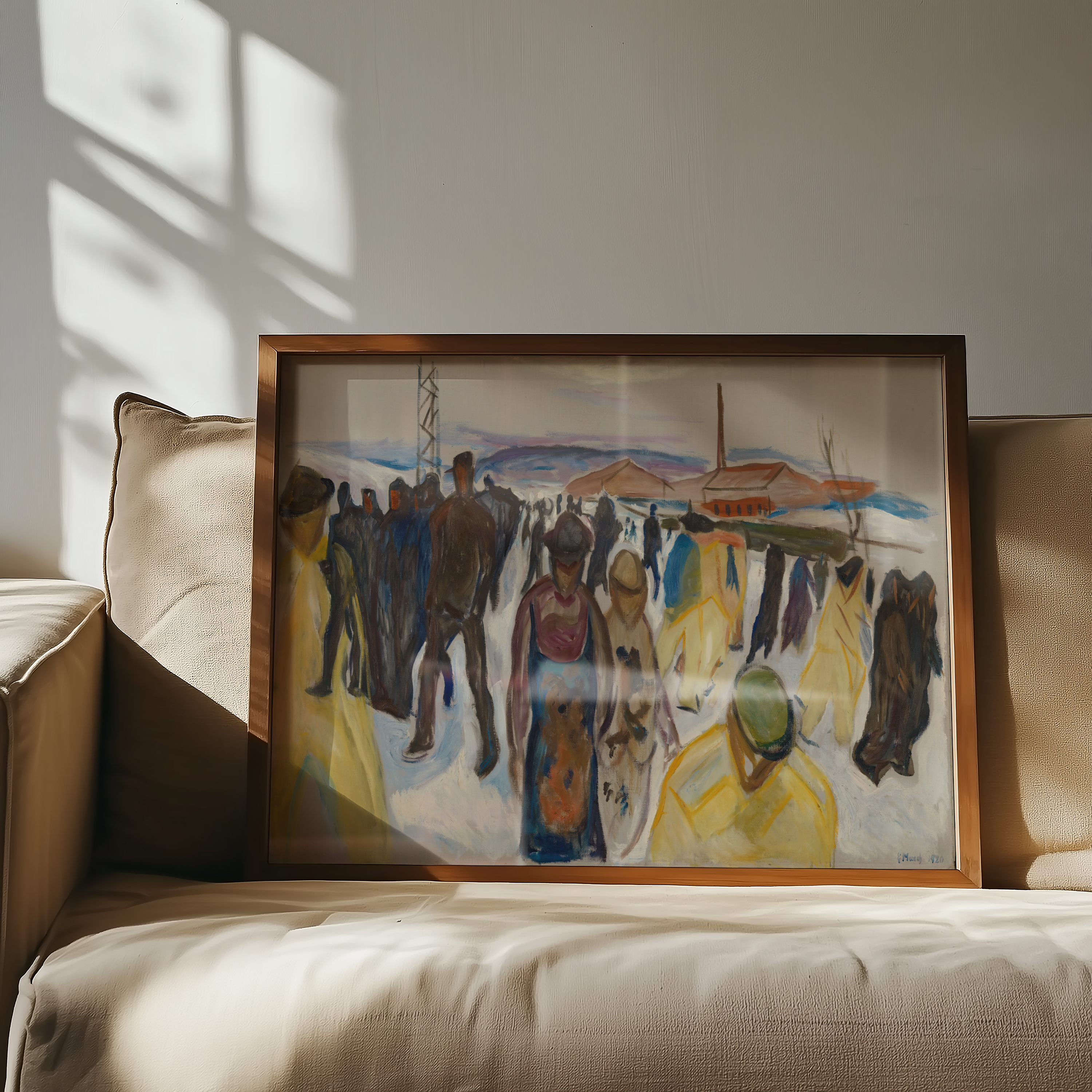 Edvard Munch - Arbeidere på hjemvei