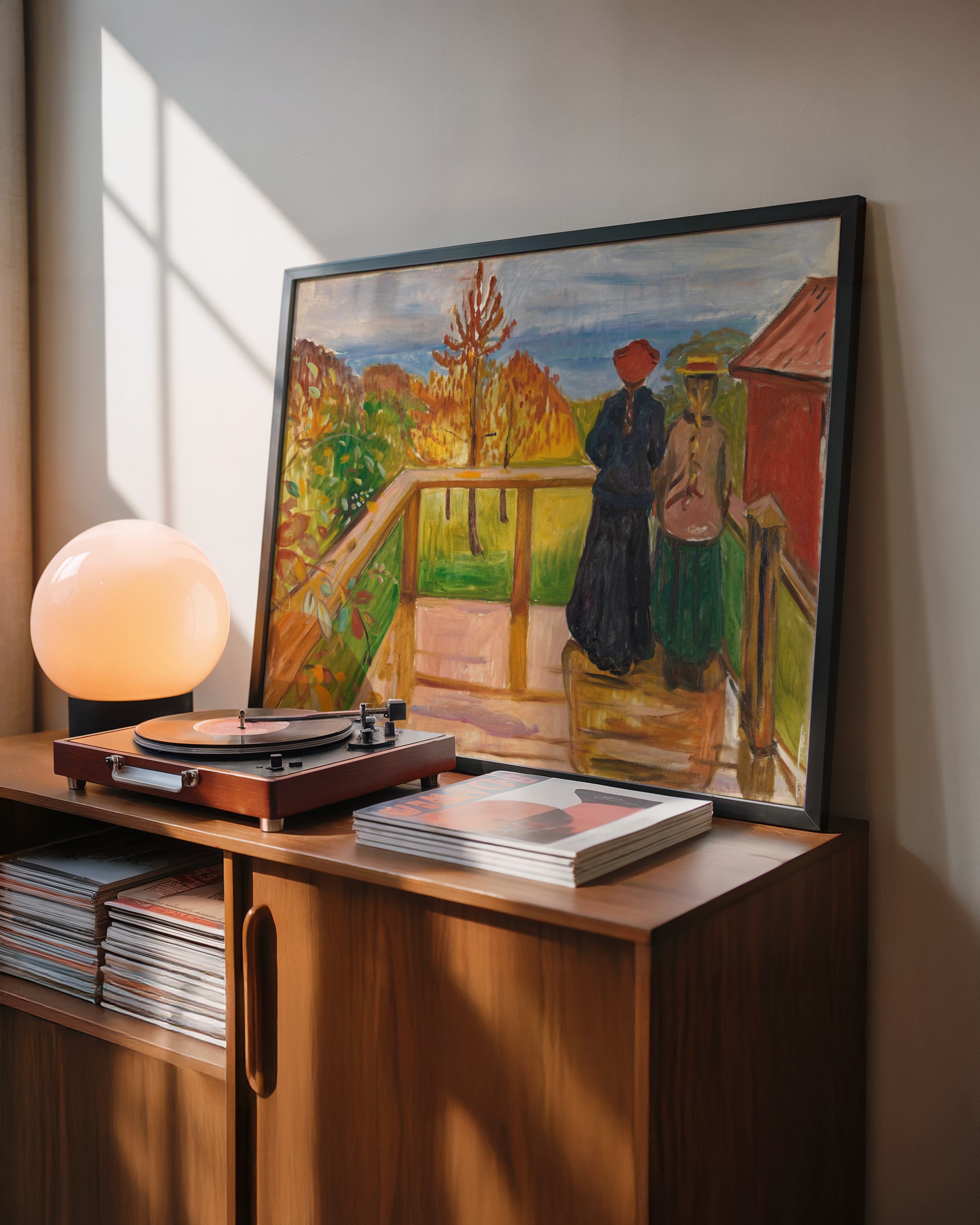 Edvard Munch - På verandaen