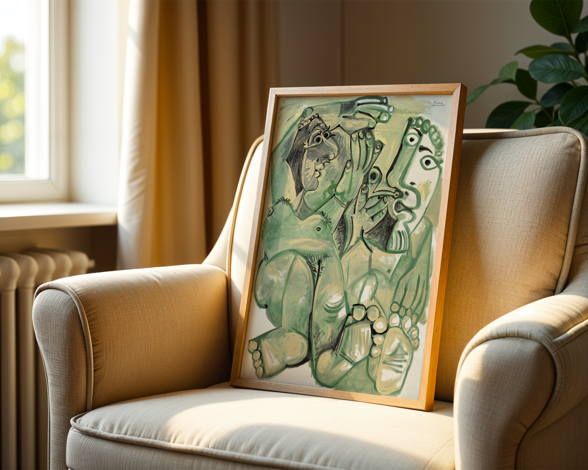 Pablo Picasso - Homme et femme (Mann og kvinne)