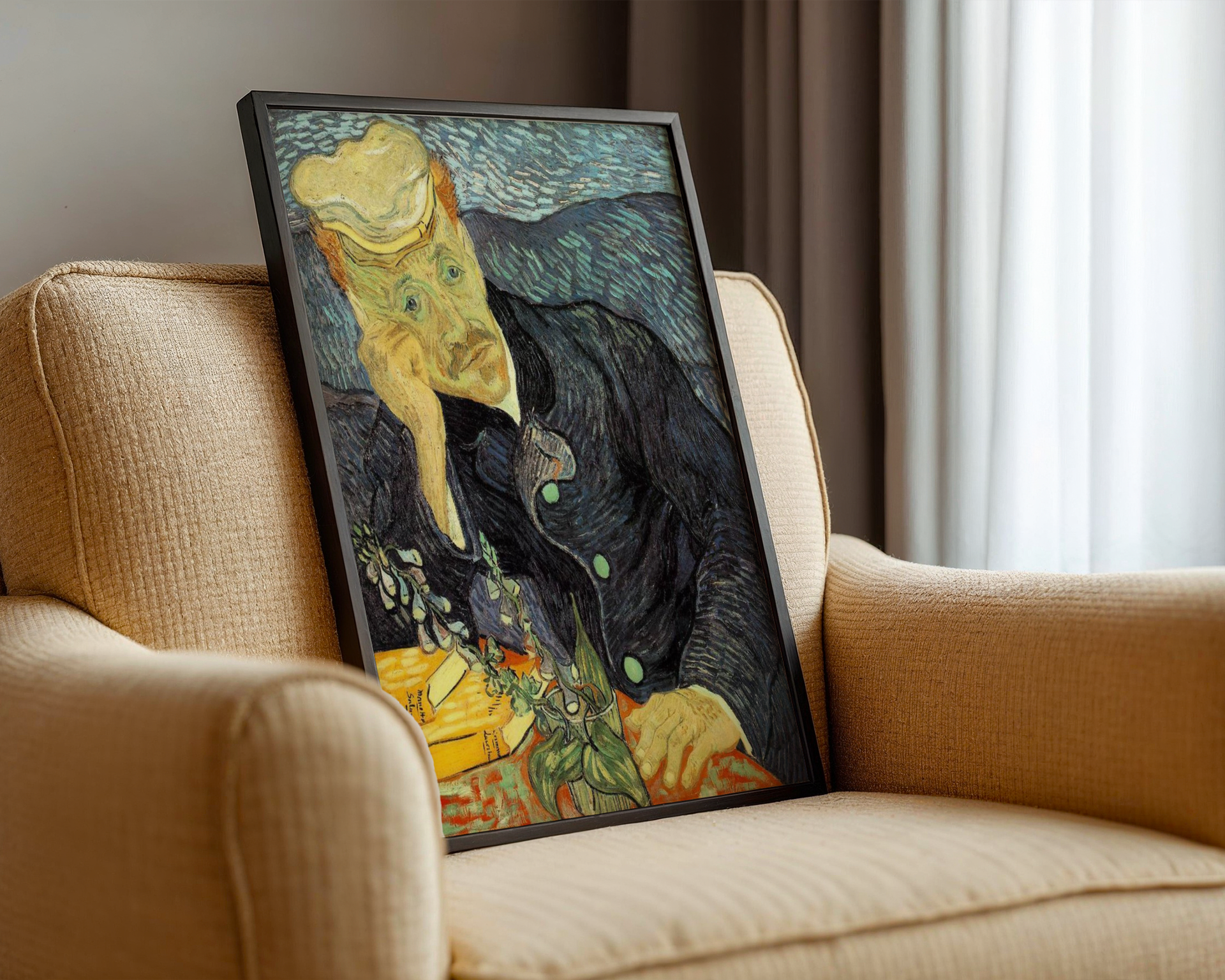 Vincent van Gogh - Portrait of Dr. Gachet