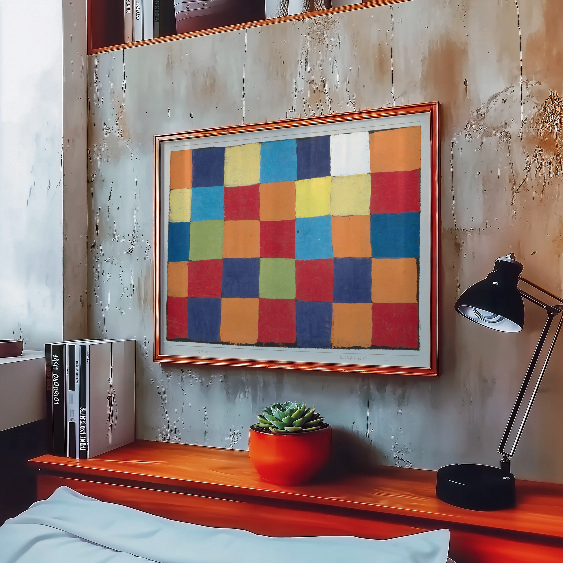 Paul Klee - Color Chart 'Qu 1' (1930)