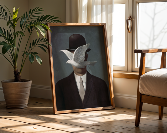 René Magritte - Man in a Bowler Hat