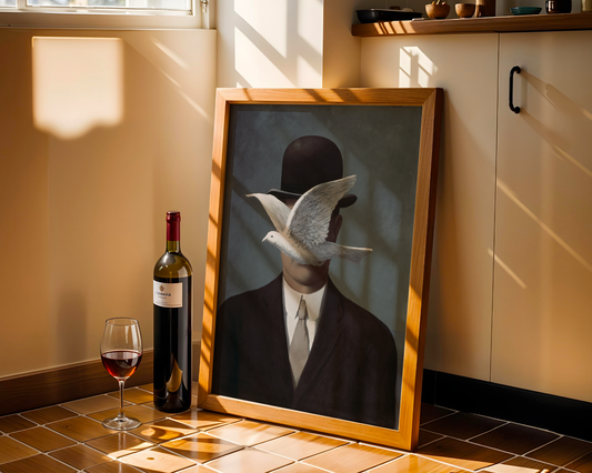 René Magritte - Man in a Bowler Hat