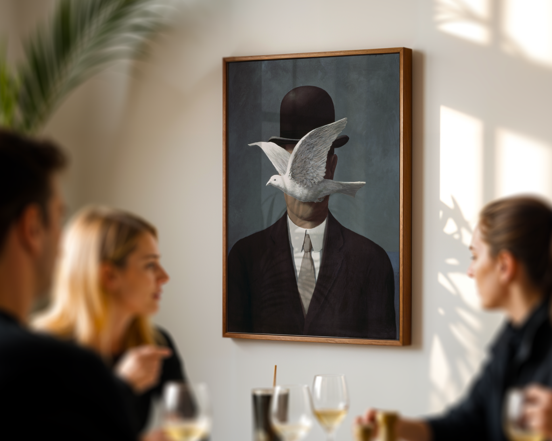 René Magritte - Man in a Bowler Hat