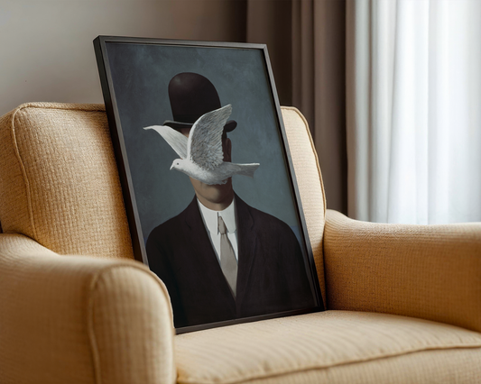 René Magritte - Man in a Bowler Hat