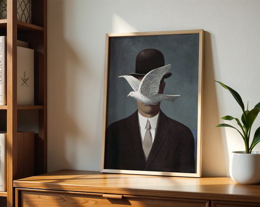 René Magritte - Man in a Bowler Hat