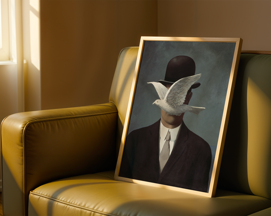 René Magritte - Man in a Bowler Hat