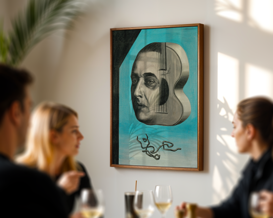 René Magritte - Portrait de P.-G. Van Hecke (1928)