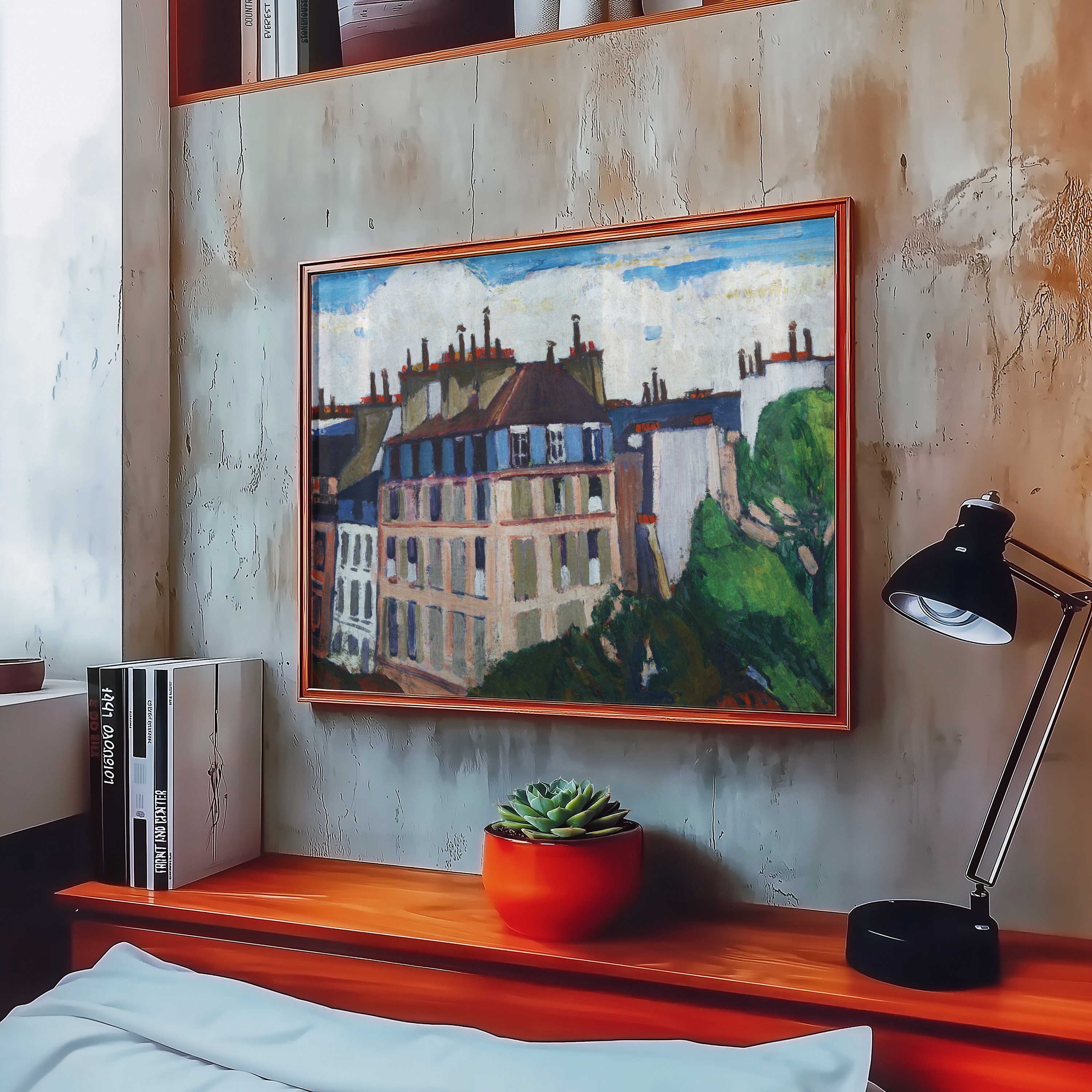 Henry Lyman Saÿen - Rooftops, Paris
