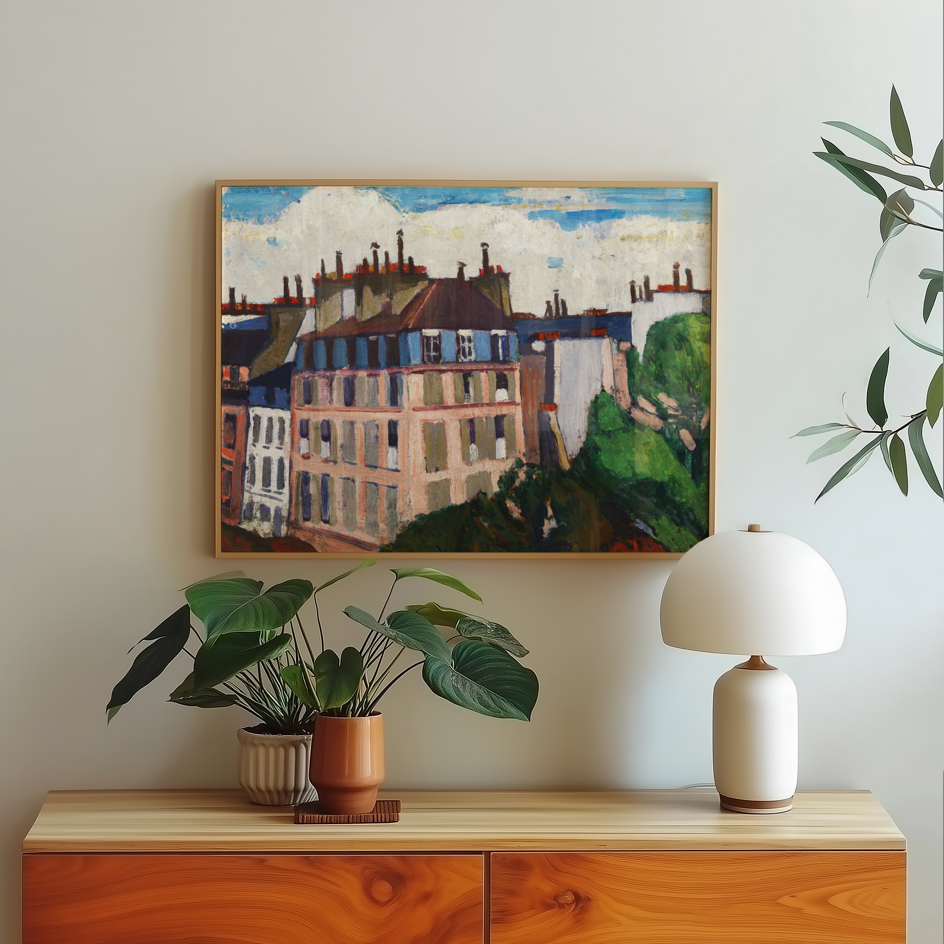 Henry Lyman Saÿen - Rooftops, Paris