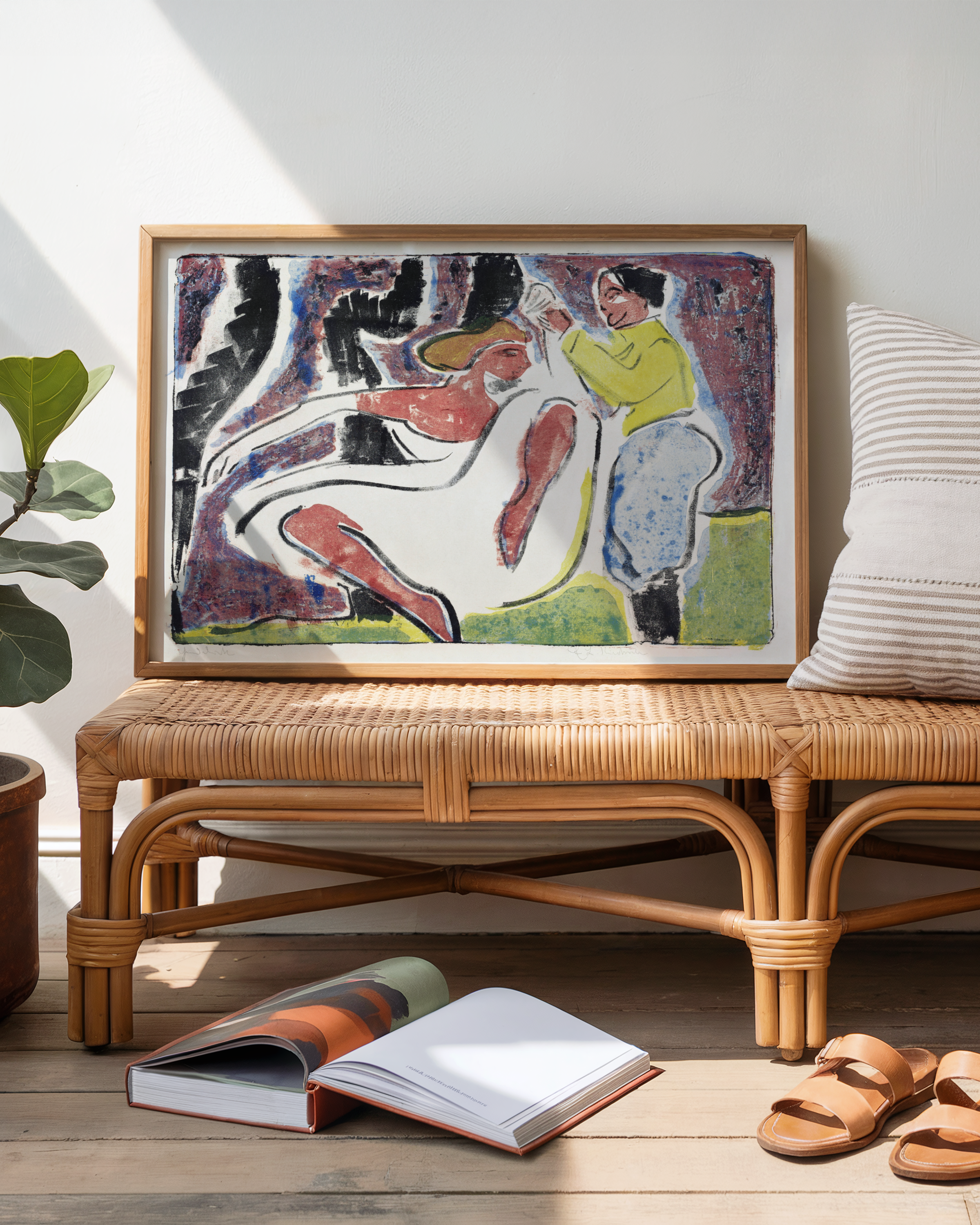 Ernst Ludwig Kirchner - Russisches Tänzerpaar (Russiske dansere)