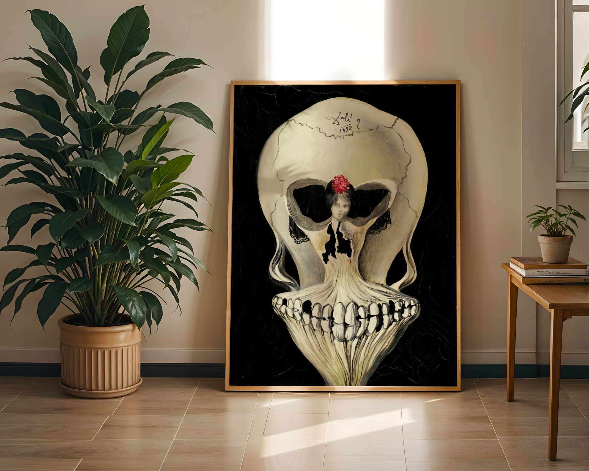 Salvador Dali - Ballerina in a Death's Head
