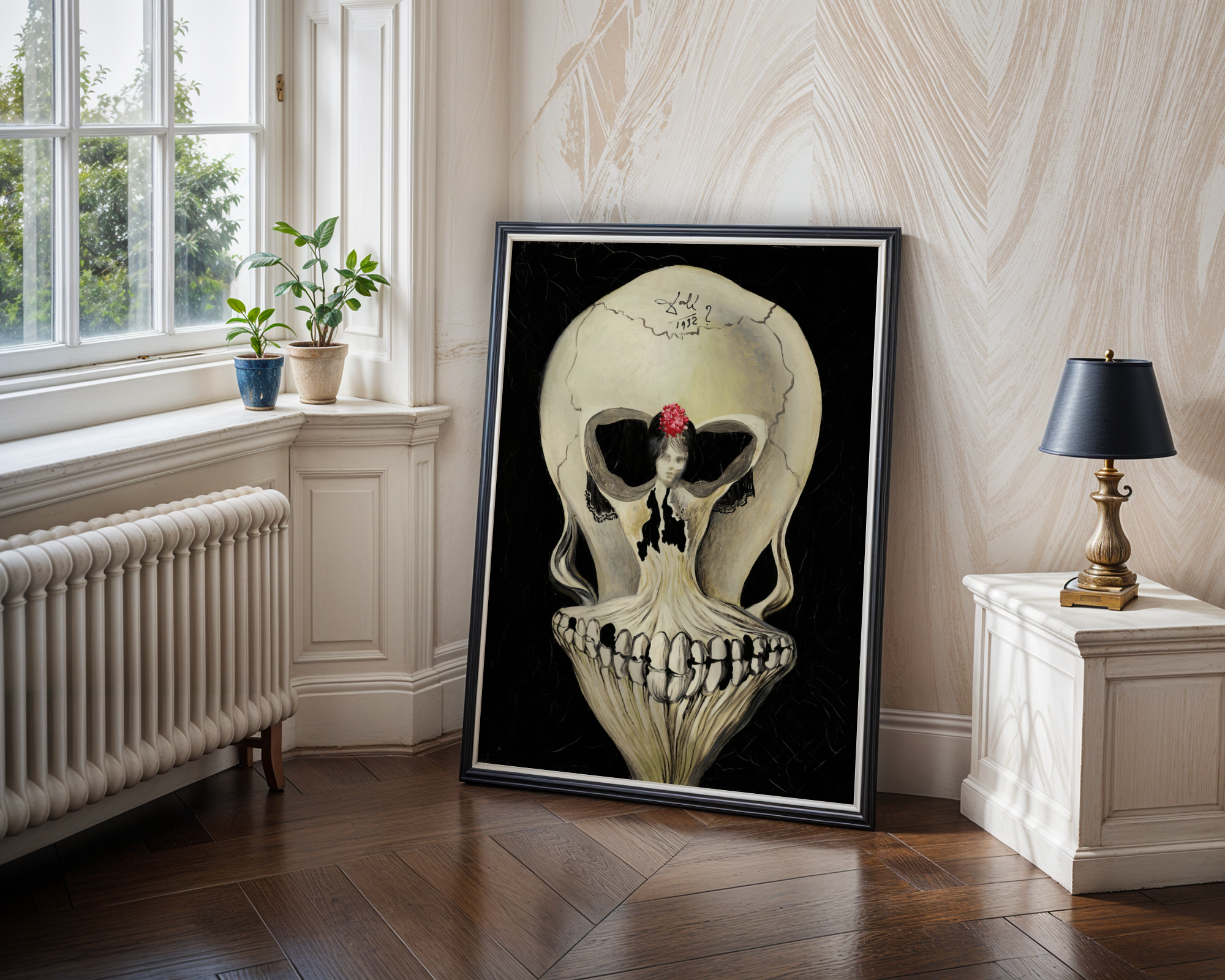 Salvador Dali - Ballerina in a Death's Head