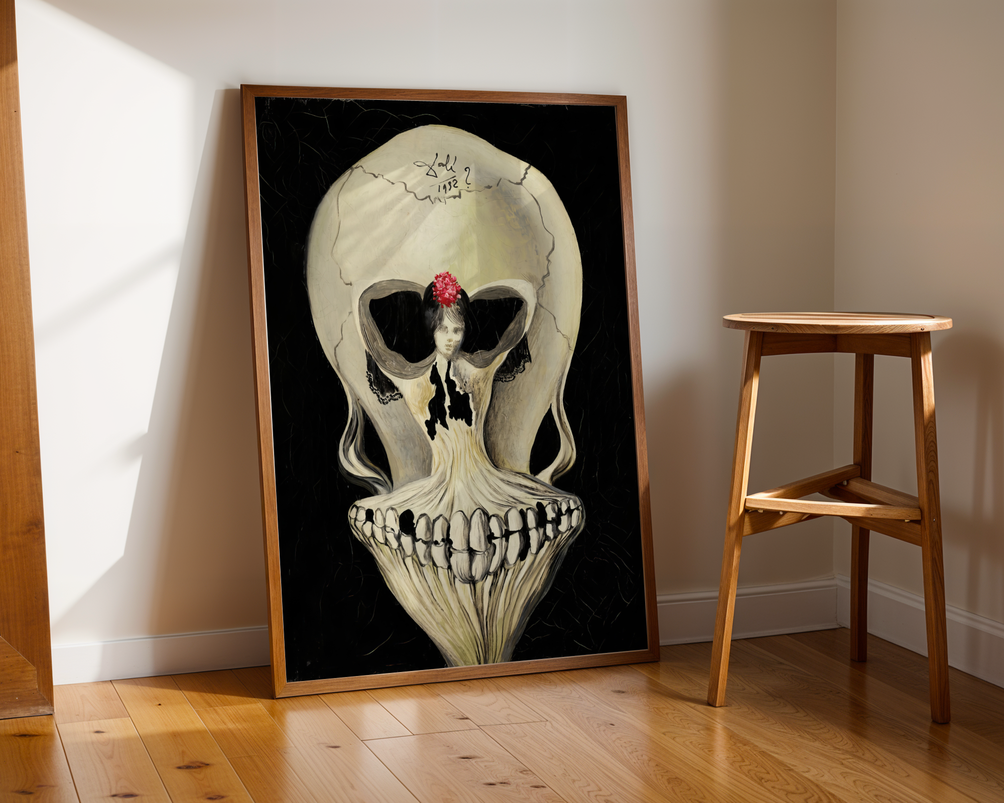 Salvador Dali - Ballerina in a Death's Head