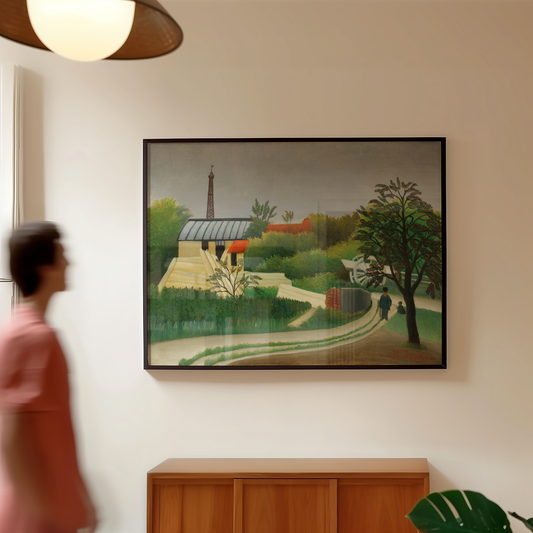 Henri Rousseau - Sagbruk i utkanten av Paris