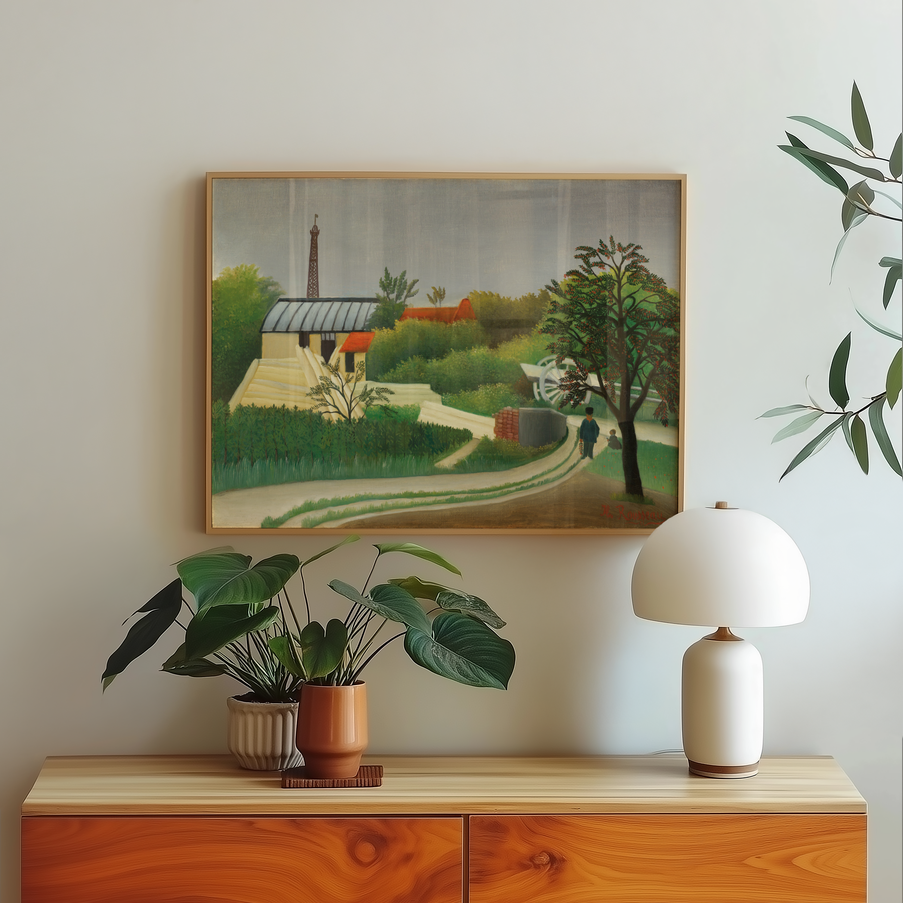 Henri Rousseau - Sagbruk i utkanten av Paris