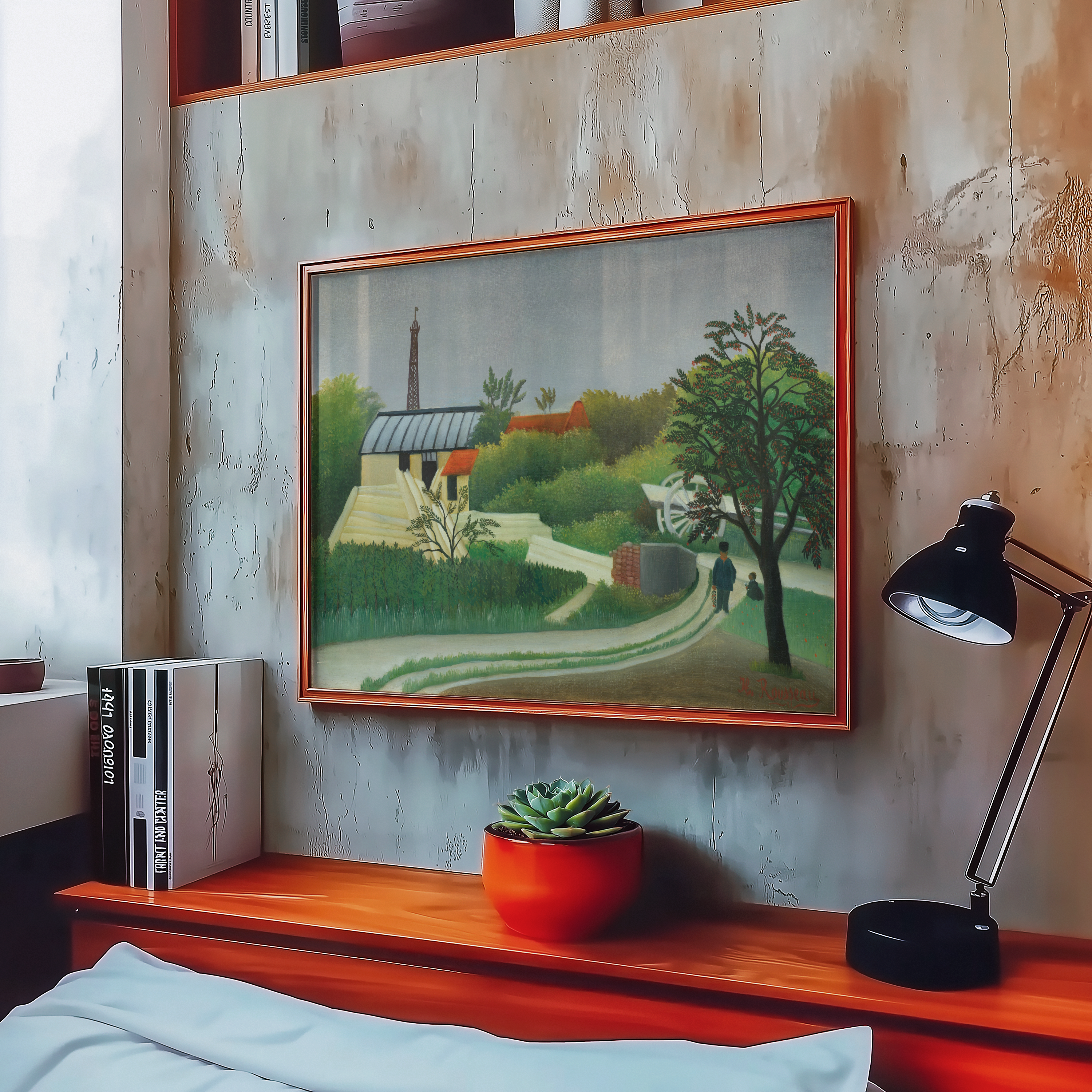 Henri Rousseau - Sagbruk i utkanten av Paris