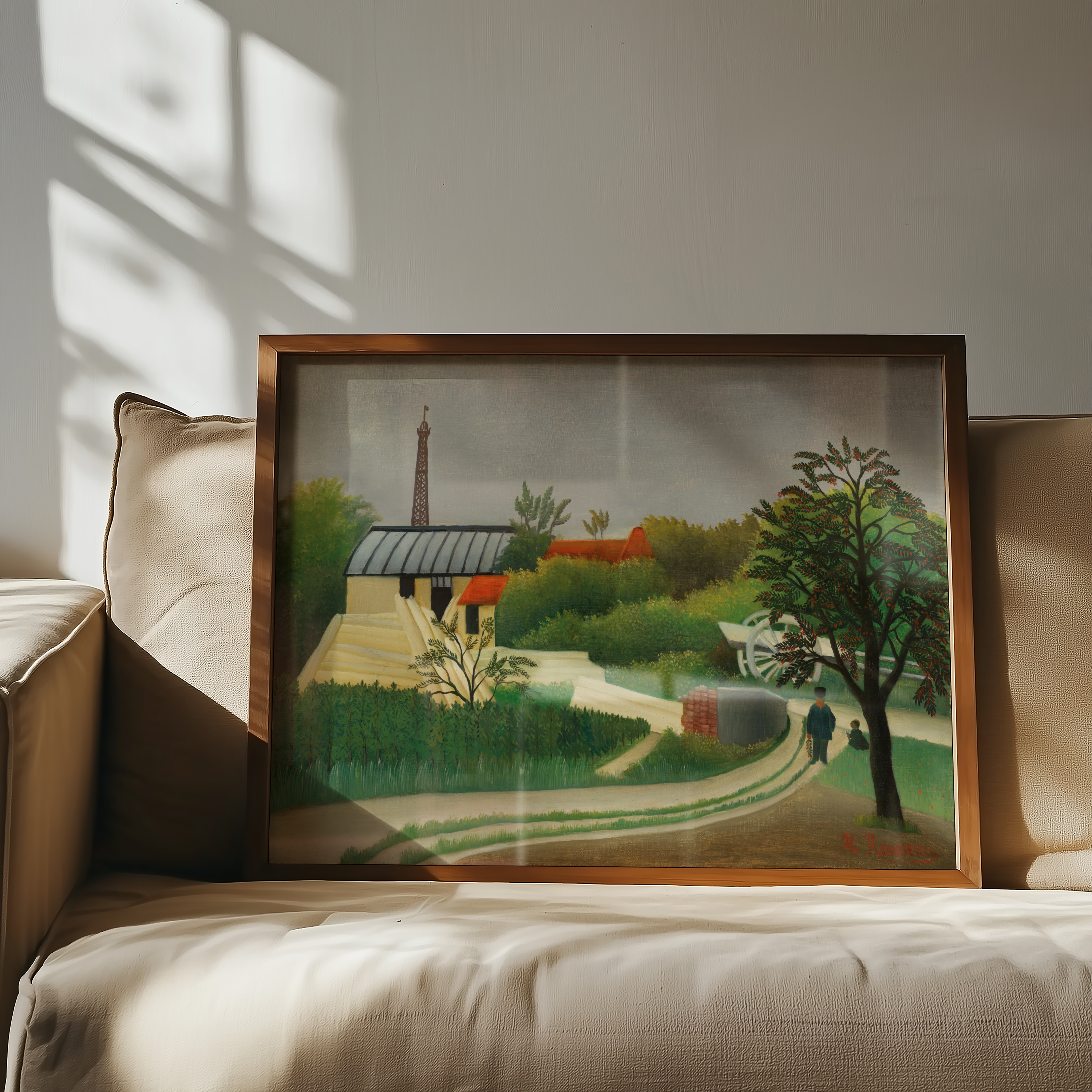 Henri Rousseau - Sagbruk i utkanten av Paris