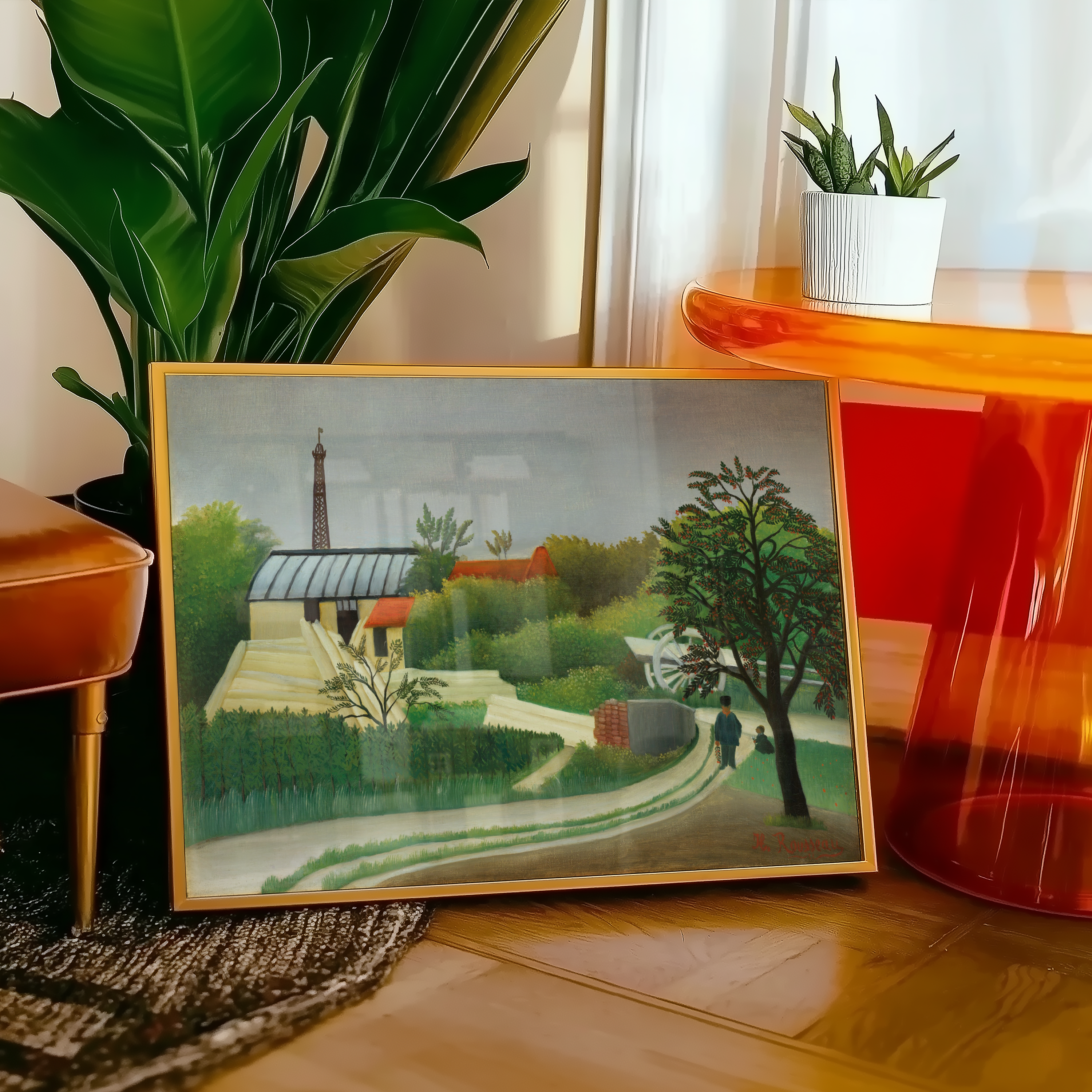 Henri Rousseau - Sagbruk i utkanten av Paris