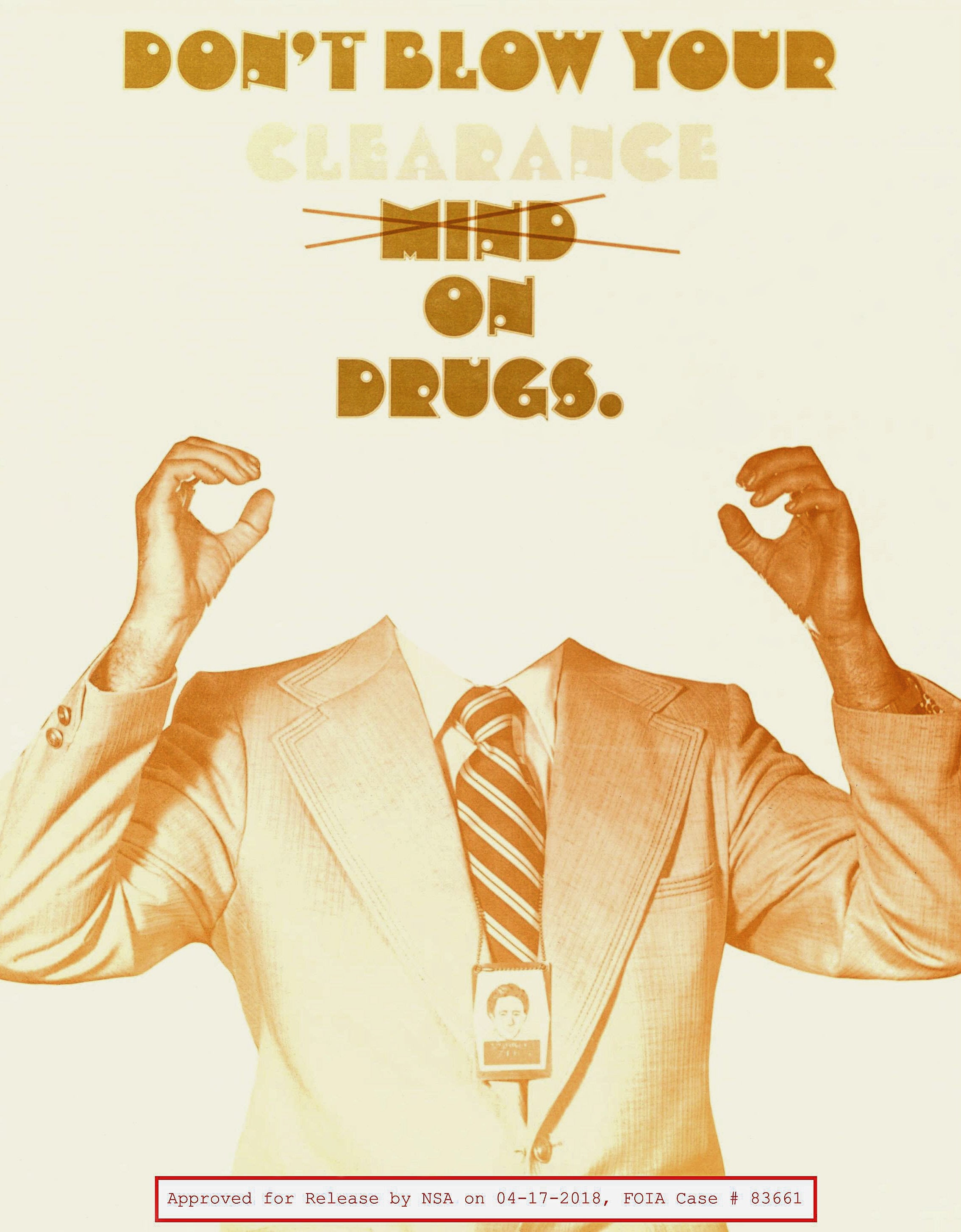 Don't Blow Your Clearance On Drugs