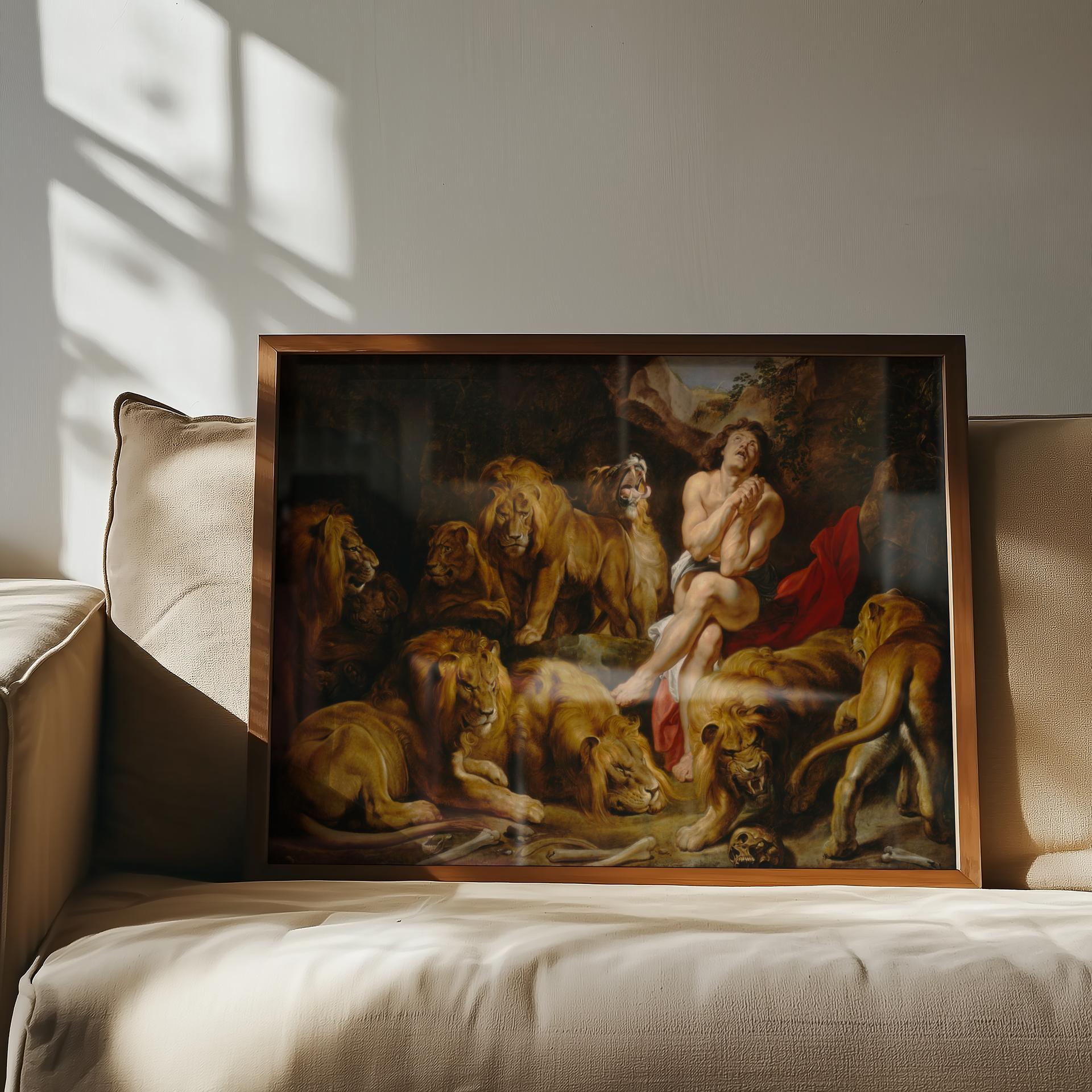 Sir Peter Paul Rubens - Daniel i løvehulen (1614-1616)