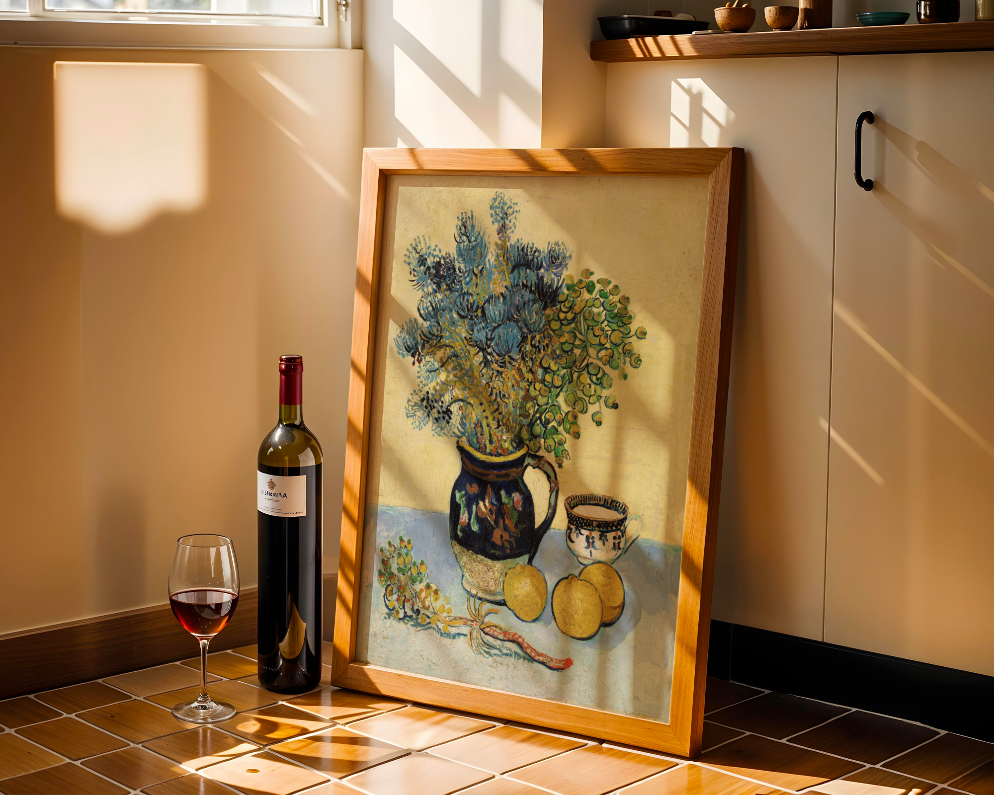 Vincent van Gogh - Still Life: Majolica with Wildflowers