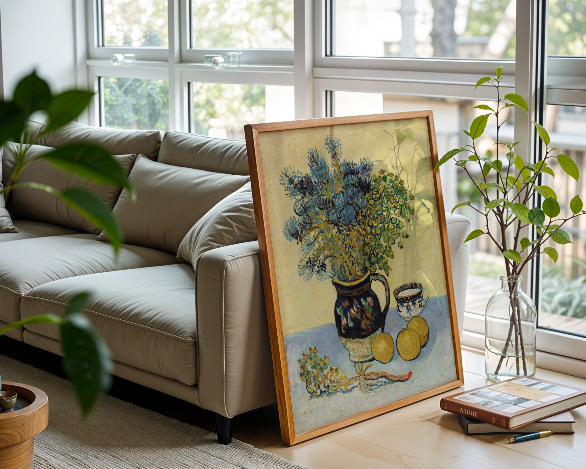 Vincent van Gogh - Still Life: Majolica with Wildflowers