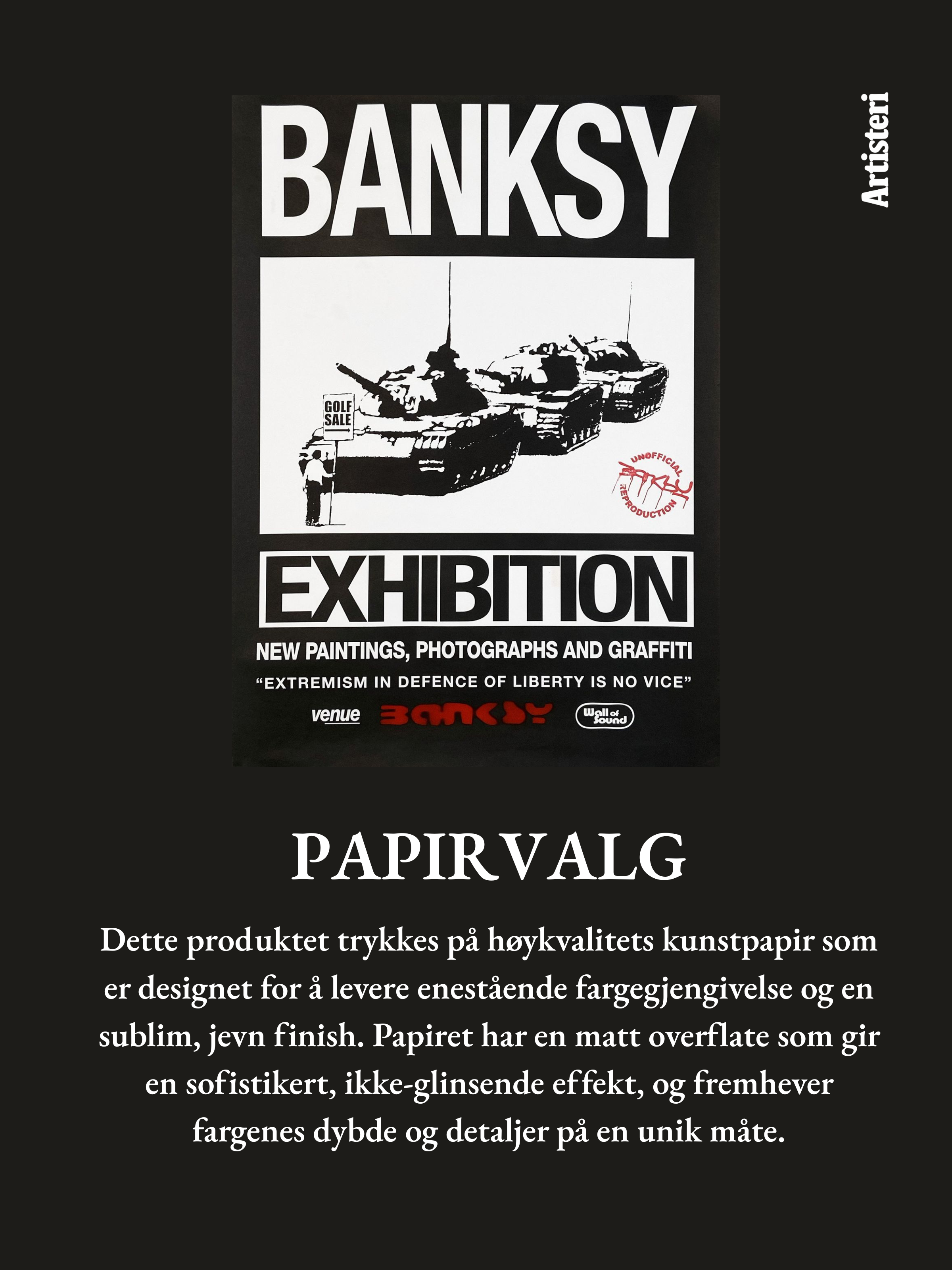Banksy Exhibition Poster