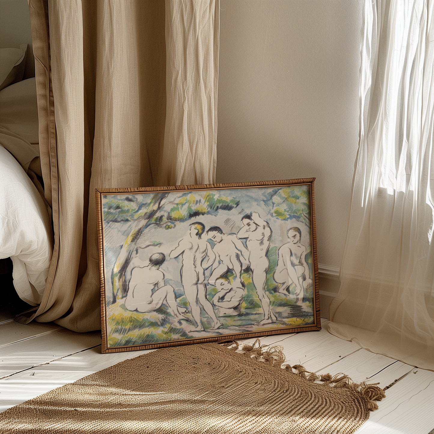 Paul Cézanne - Les Baigneurs (Baderne)