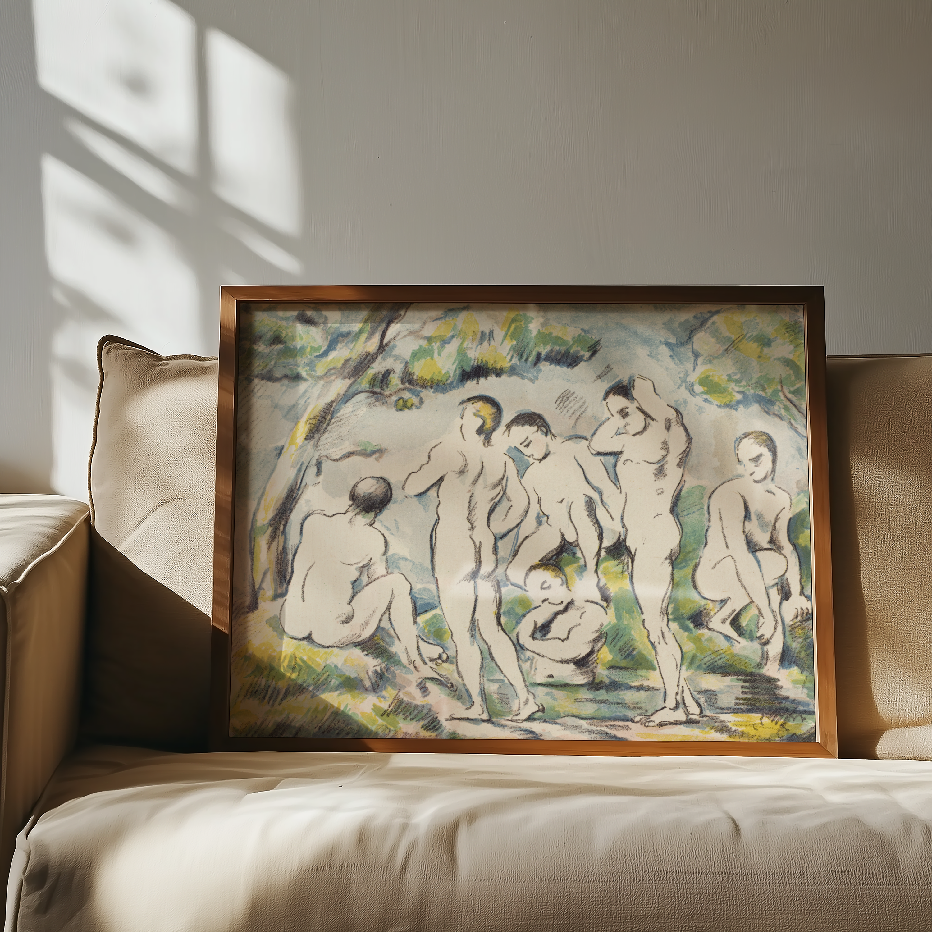 Paul Cézanne - Les Baigneurs (Baderne)