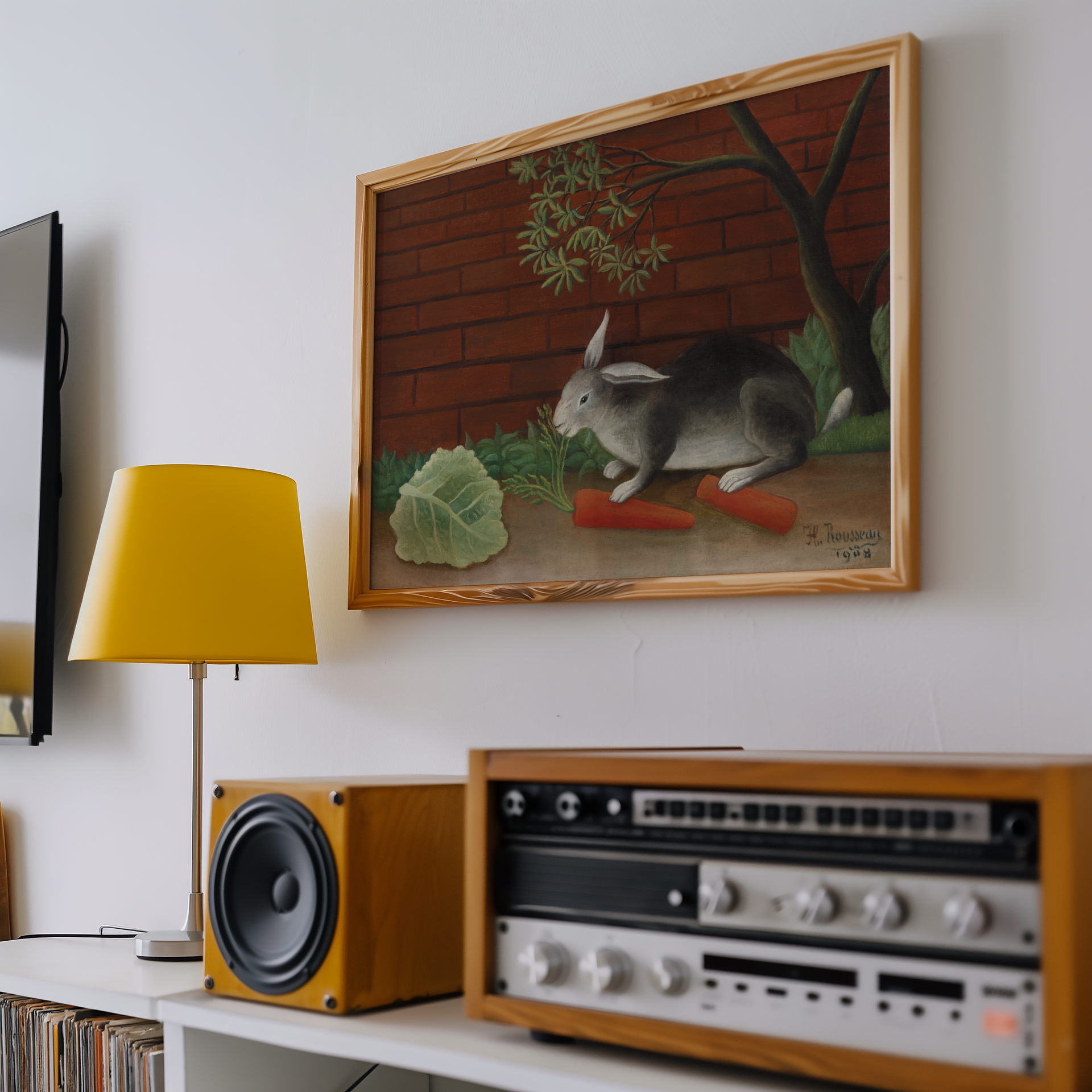 Henri Rousseau - The Rabbit's Meal