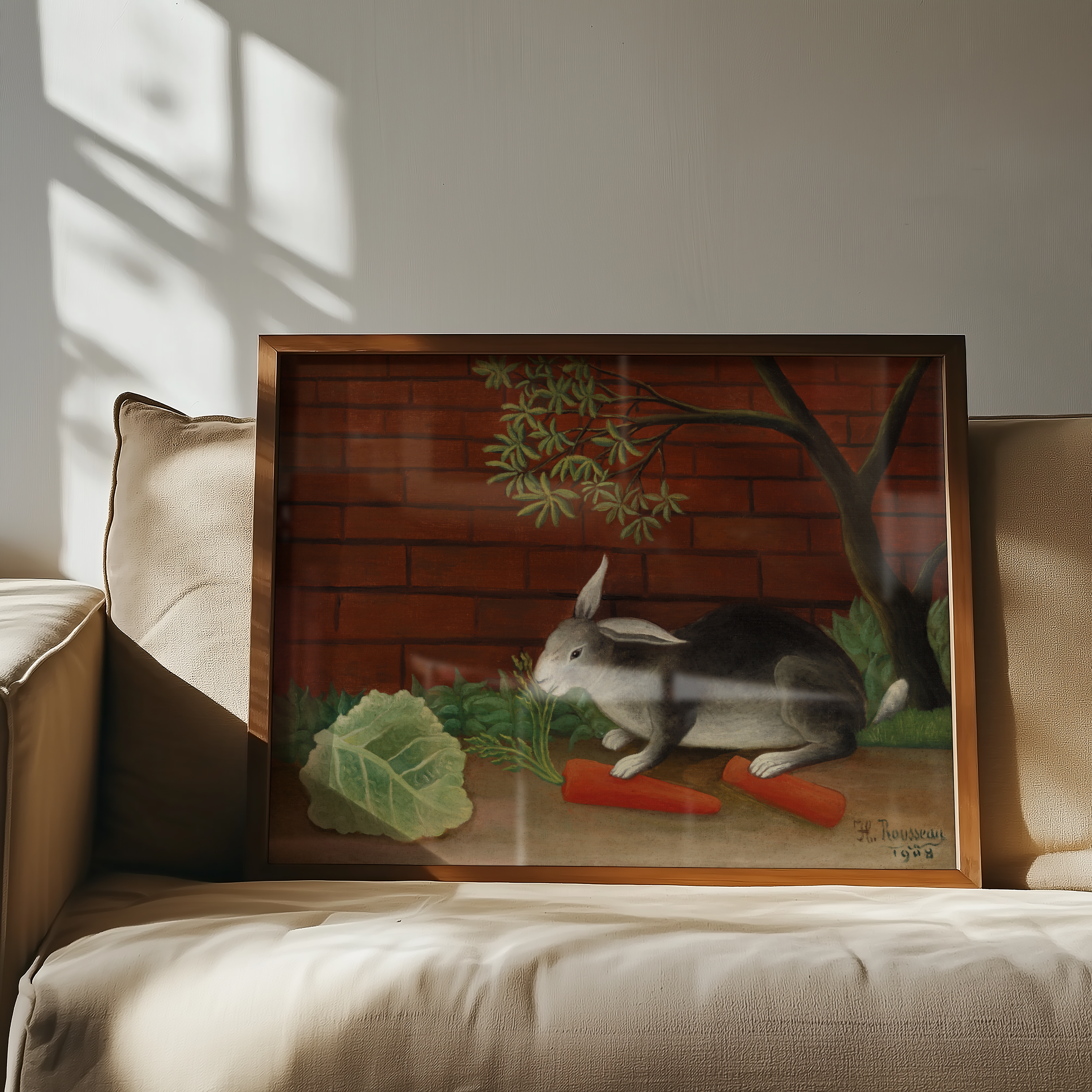 Henri Rousseau - The Rabbit's Meal