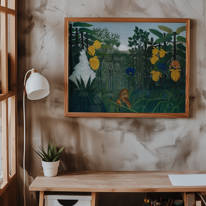 Henri Rousseau - Løvens måltid