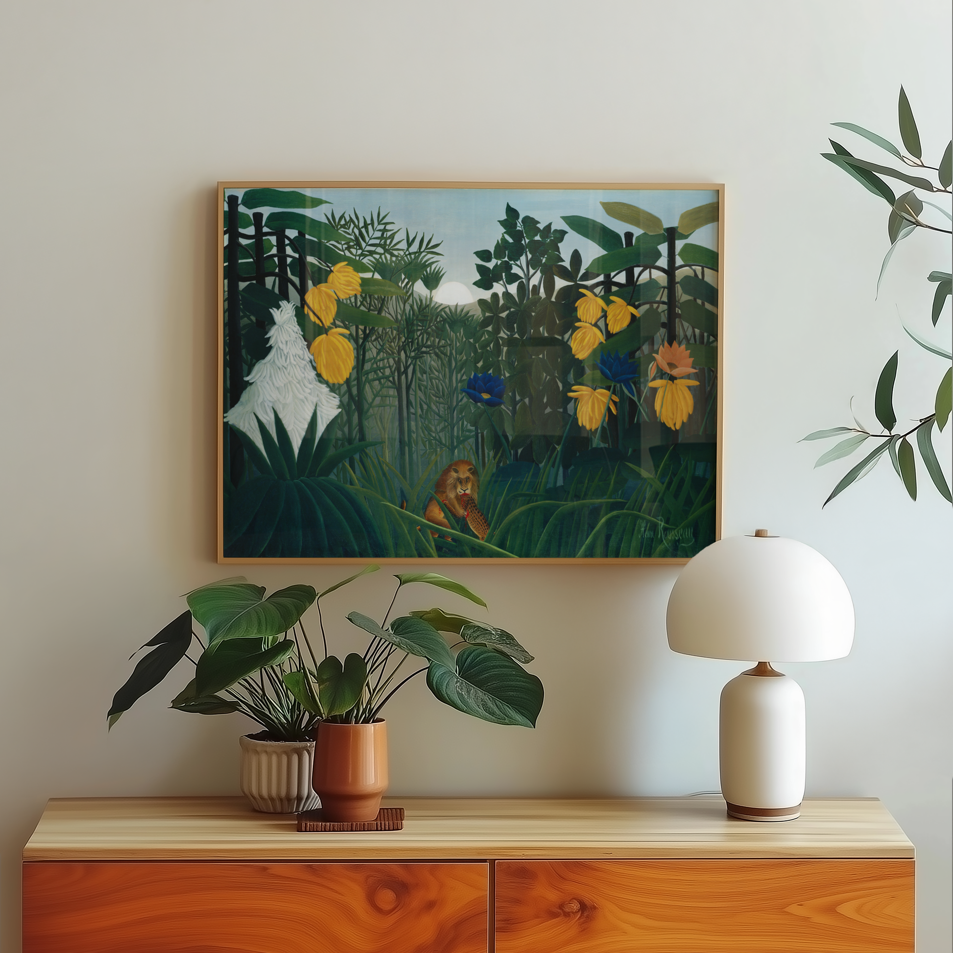 Henri Rousseau - Løvens måltid