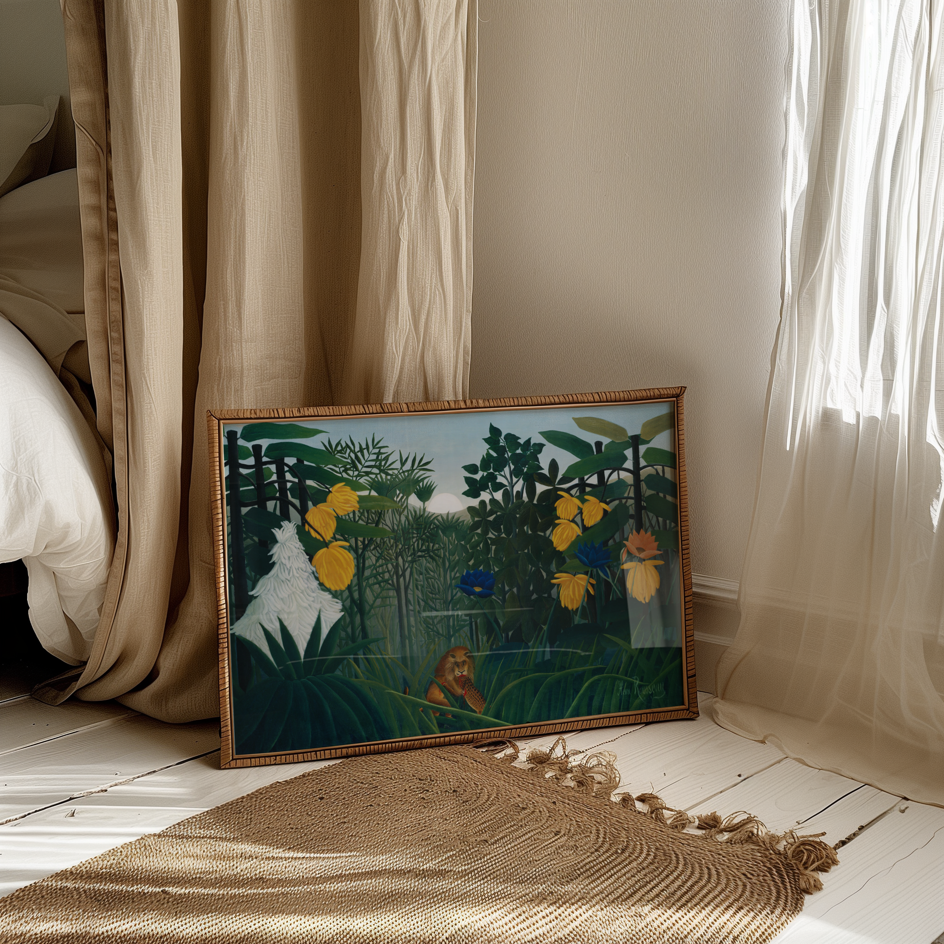 Henri Rousseau - Løvens måltid